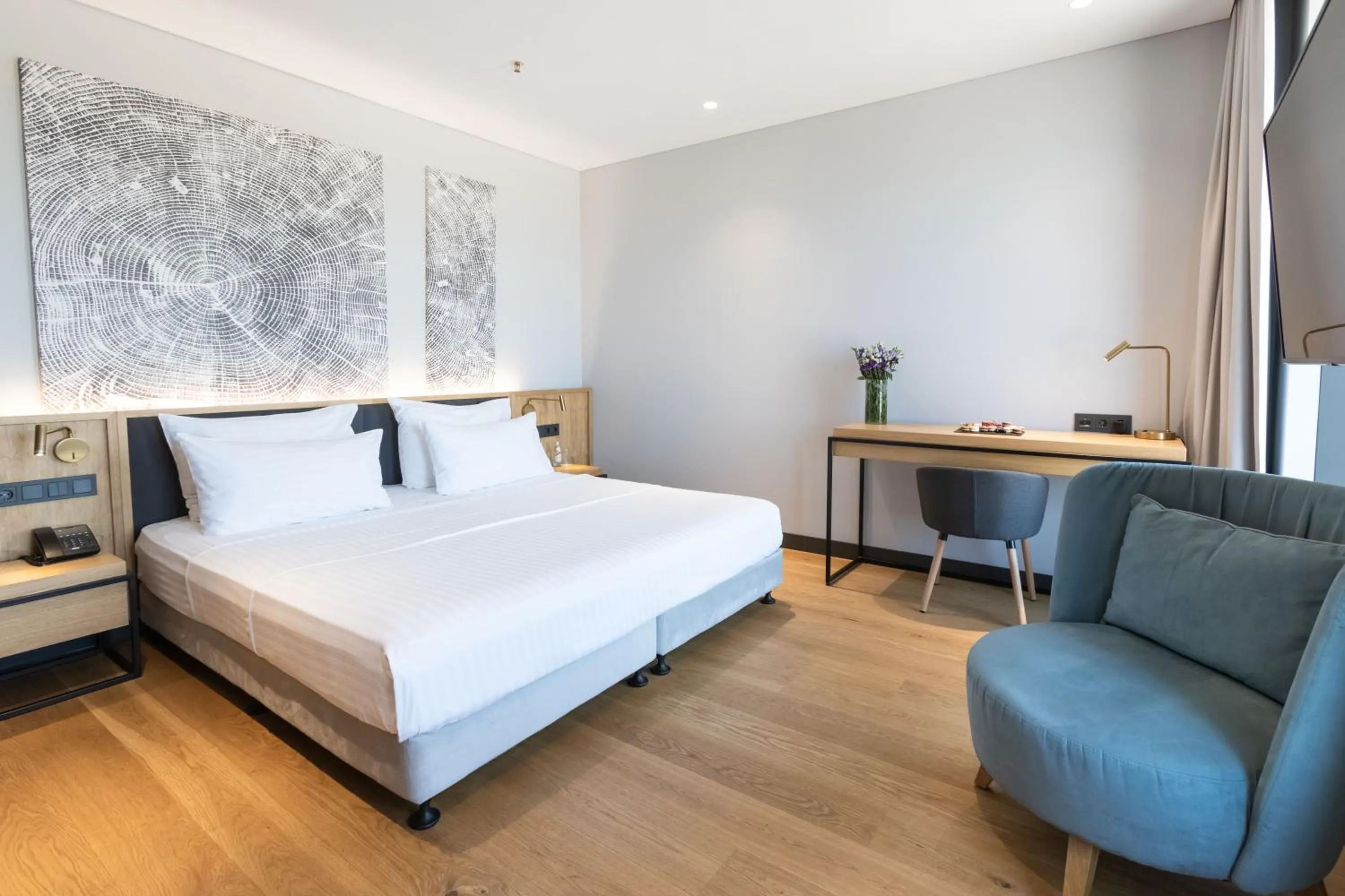 Bed in Vilnius Grand Resort