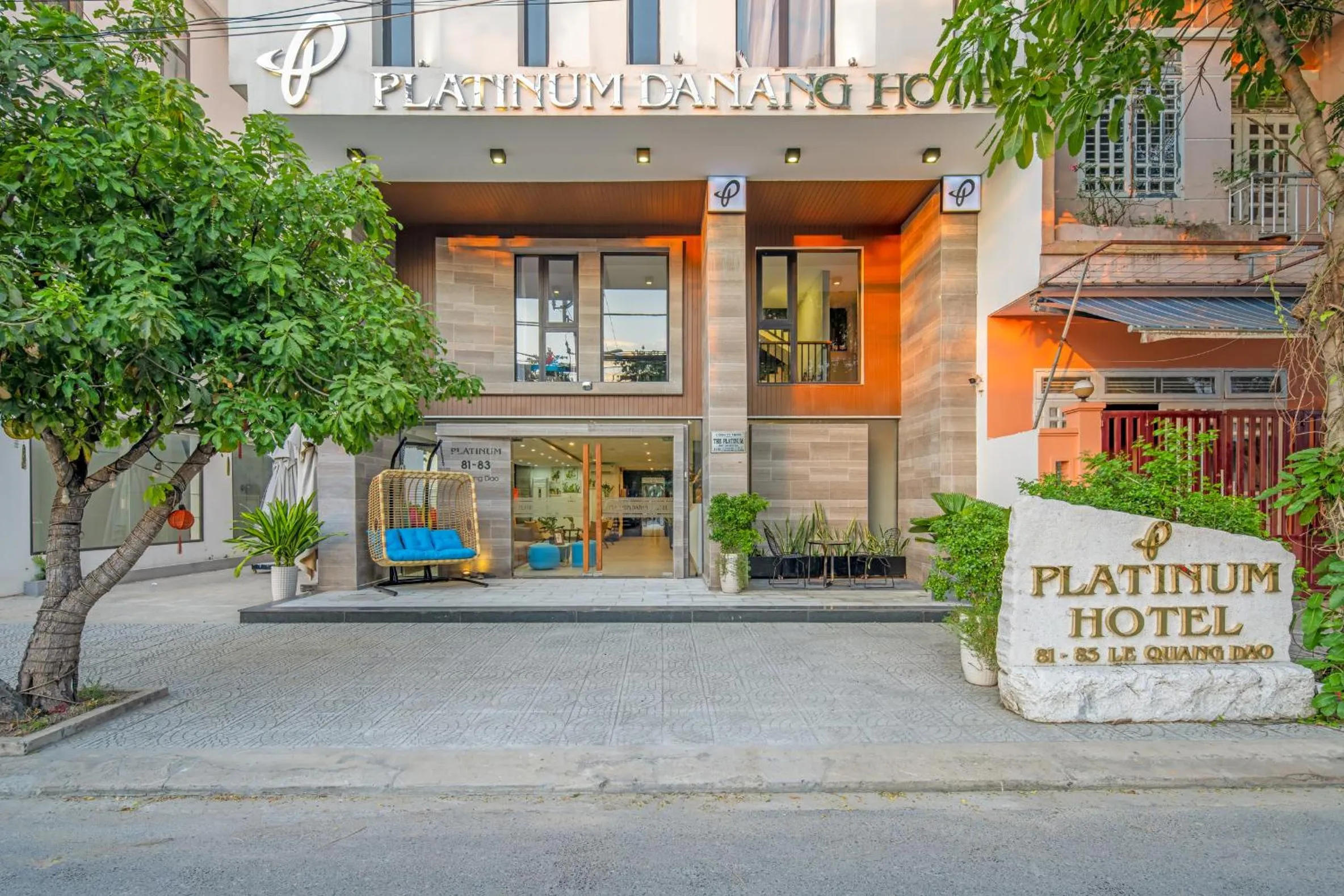Facade/entrance in Platinum Danang Hotel