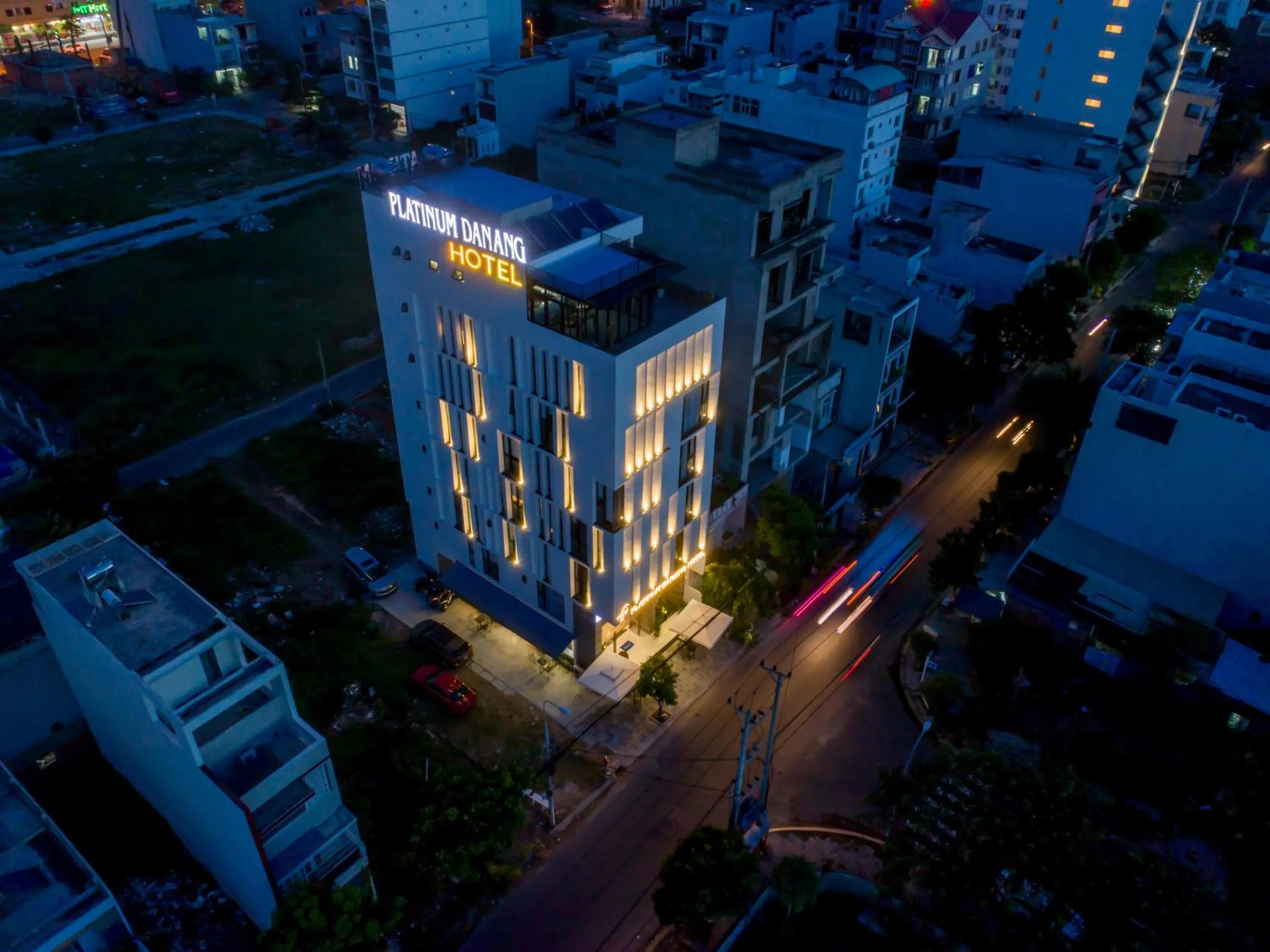 Property building in Platinum Danang Hotel