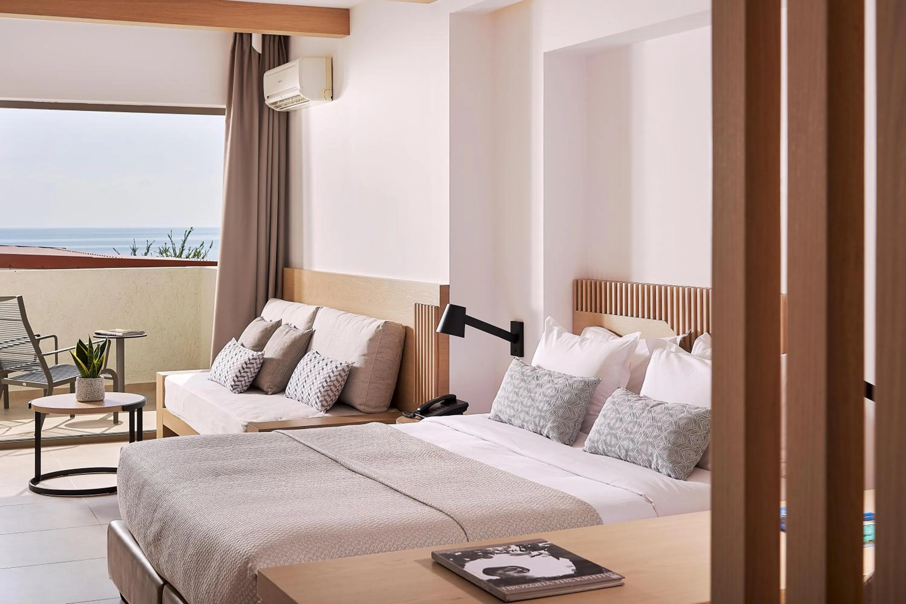 Photo of the whole room, Bed in Coriva Beach Hotel & Bungalows