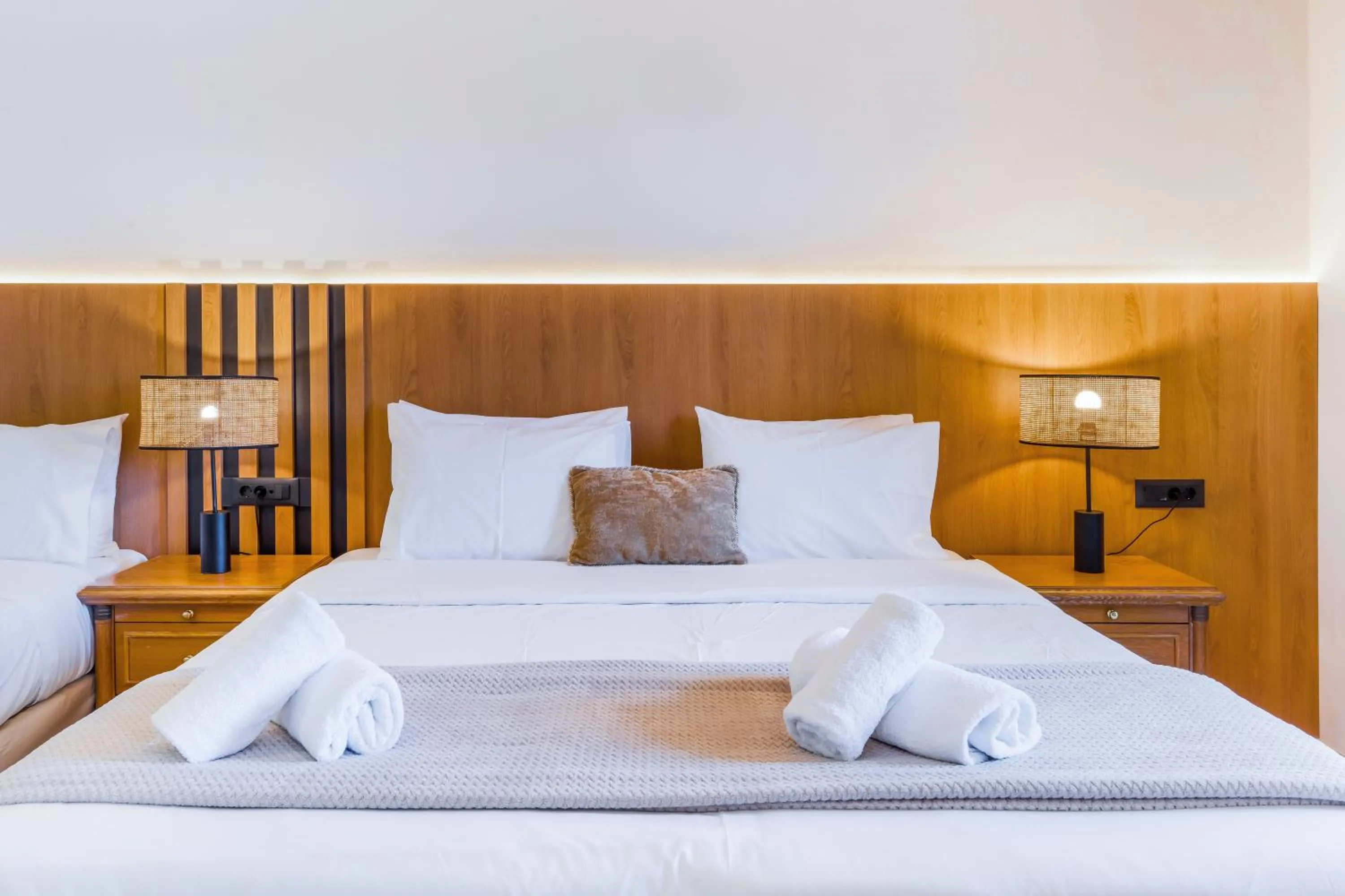 Bed in Socrates Hotel Malia Beach