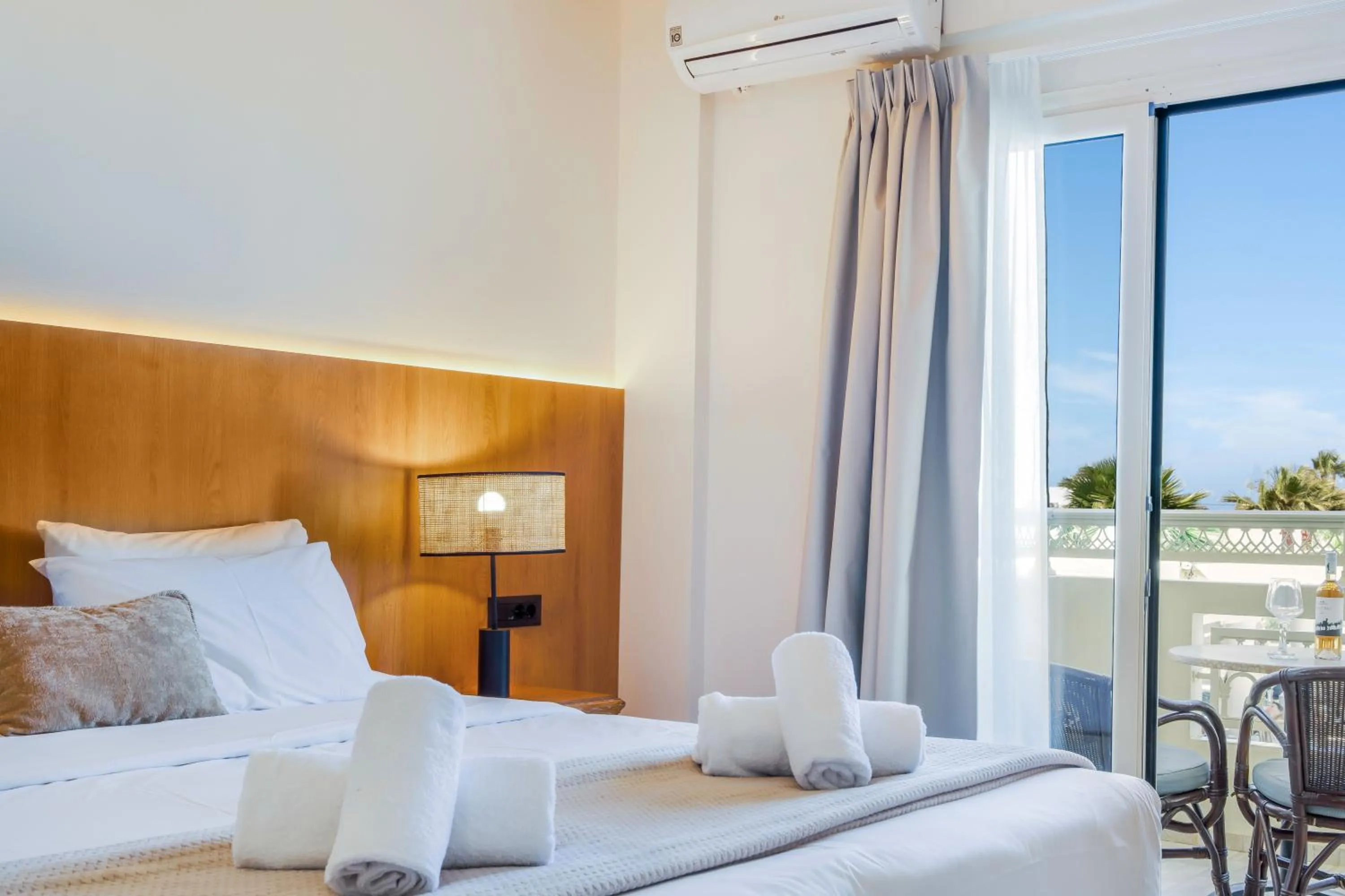 Bed in Socrates Hotel Malia Beach