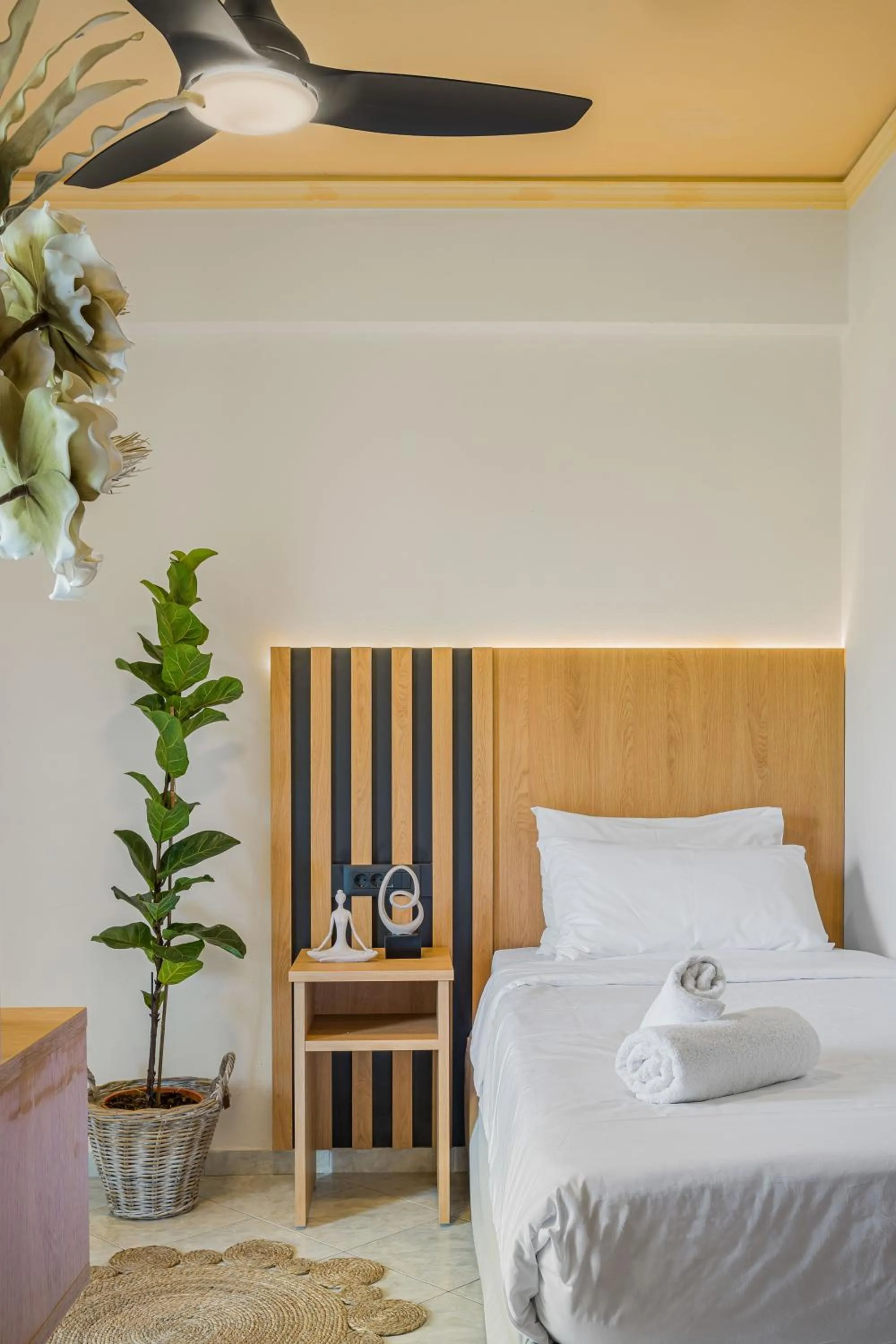 Decorative detail, Bed in Socrates Hotel Malia Beach