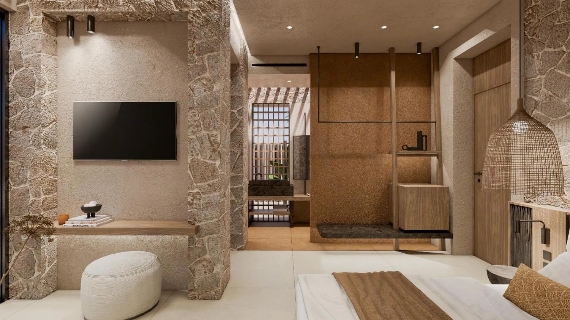 Bathroom in Socrates Hotel Malia Beach