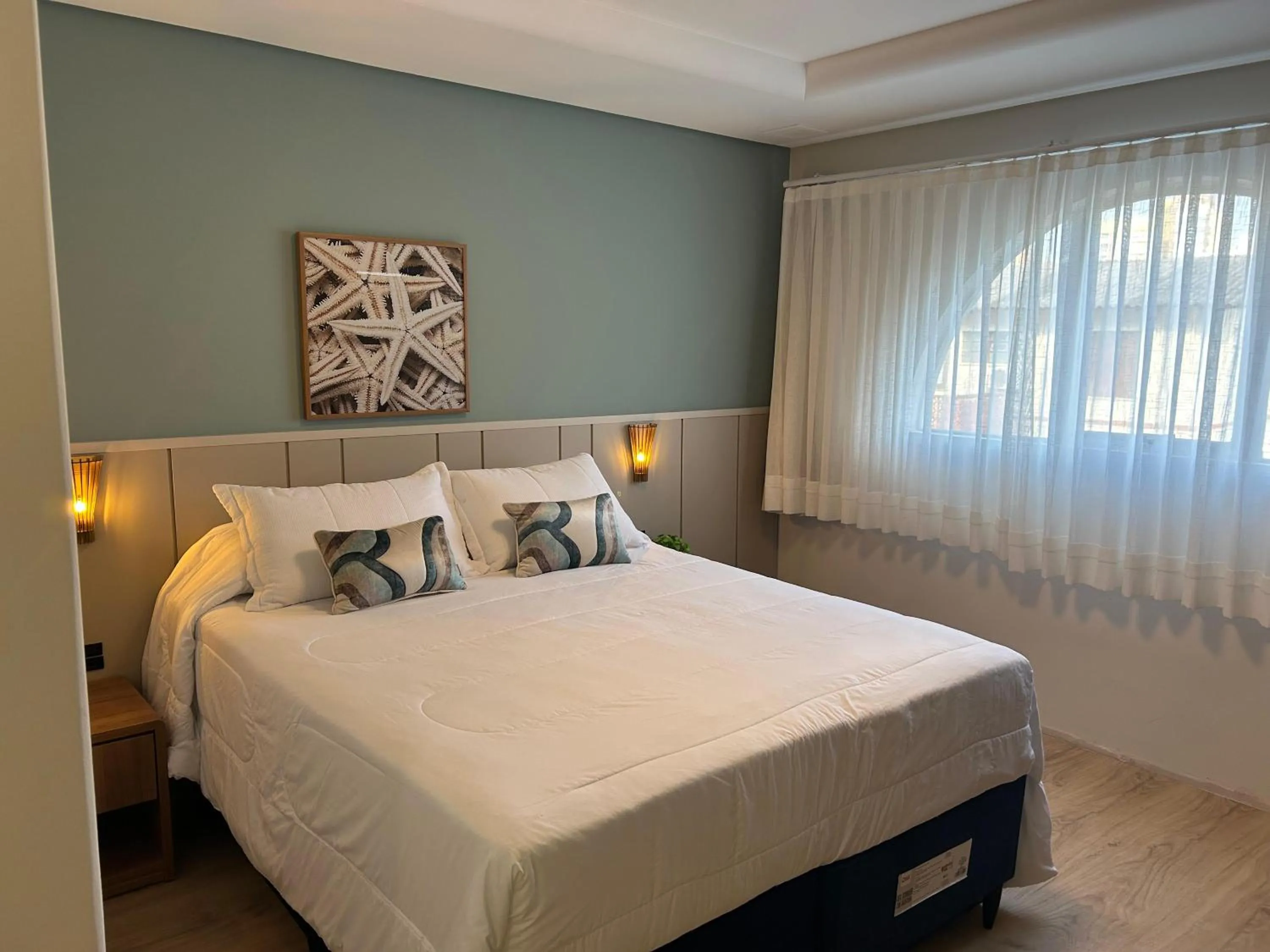 Bed in Hotel VillaReal Guaratuba - Caieiras