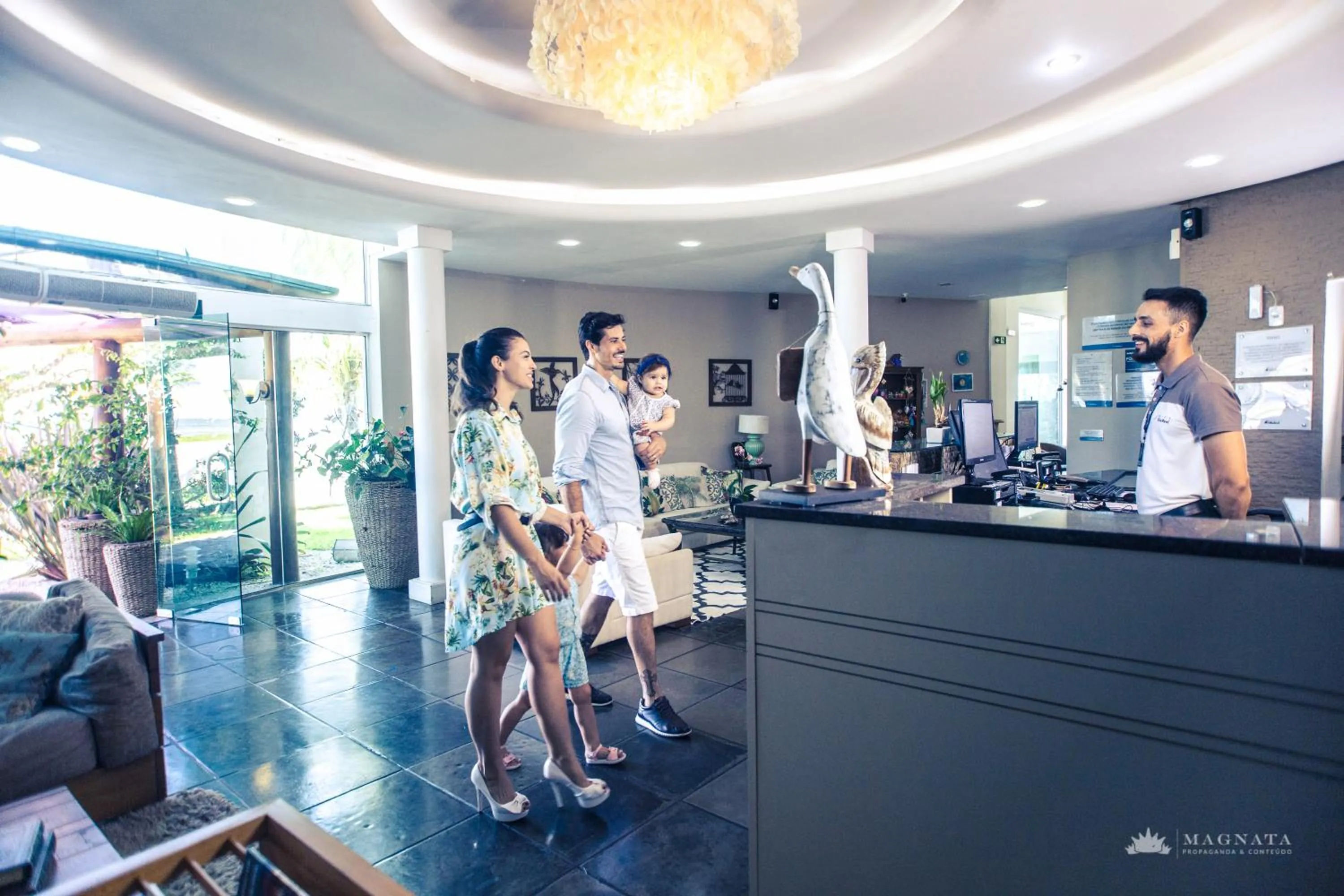 Communal lounge/ TV room in Hotel VillaReal Guaratuba - Caieiras