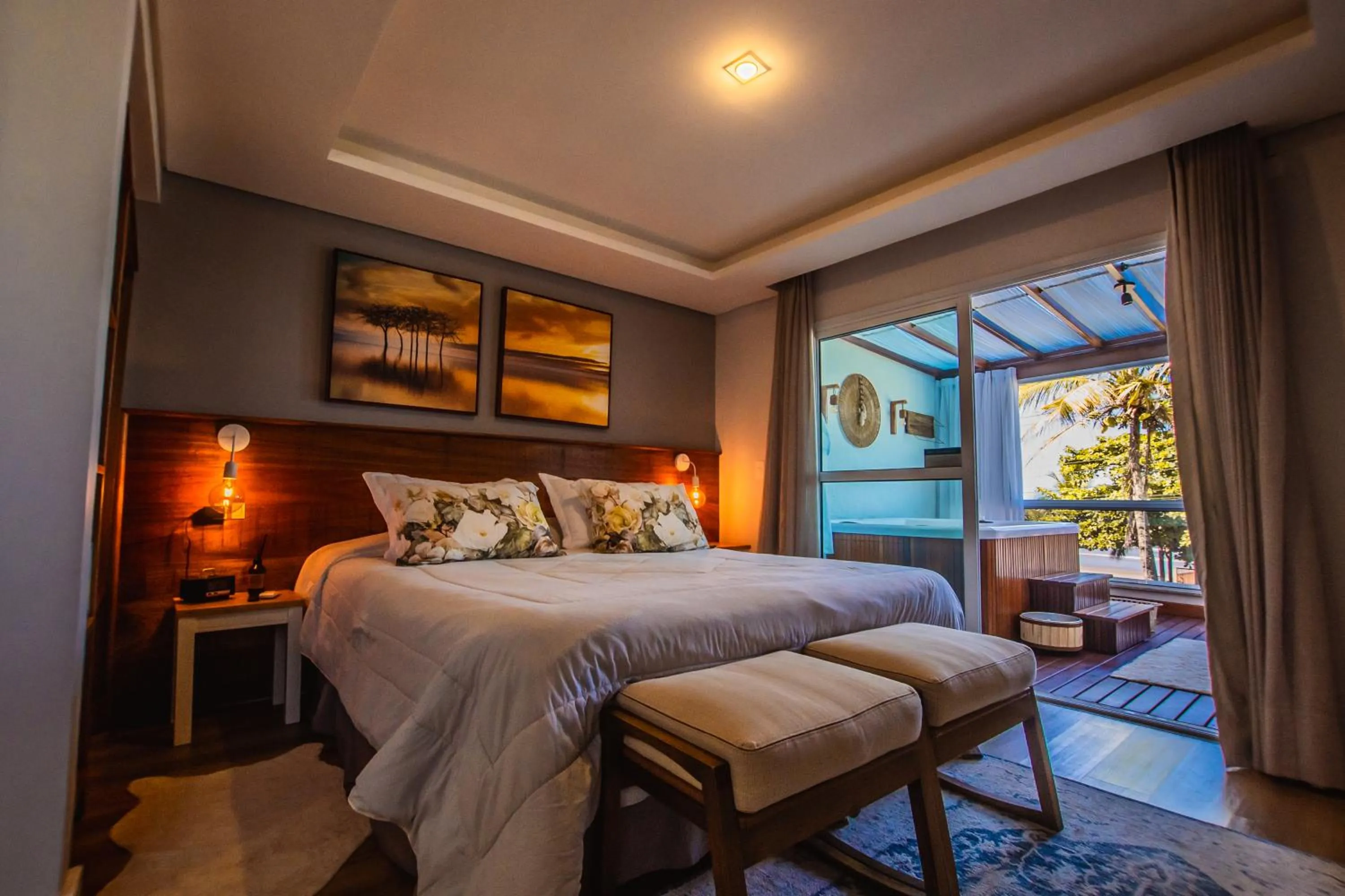 Bed in Hotel VillaReal Guaratuba - Caieiras