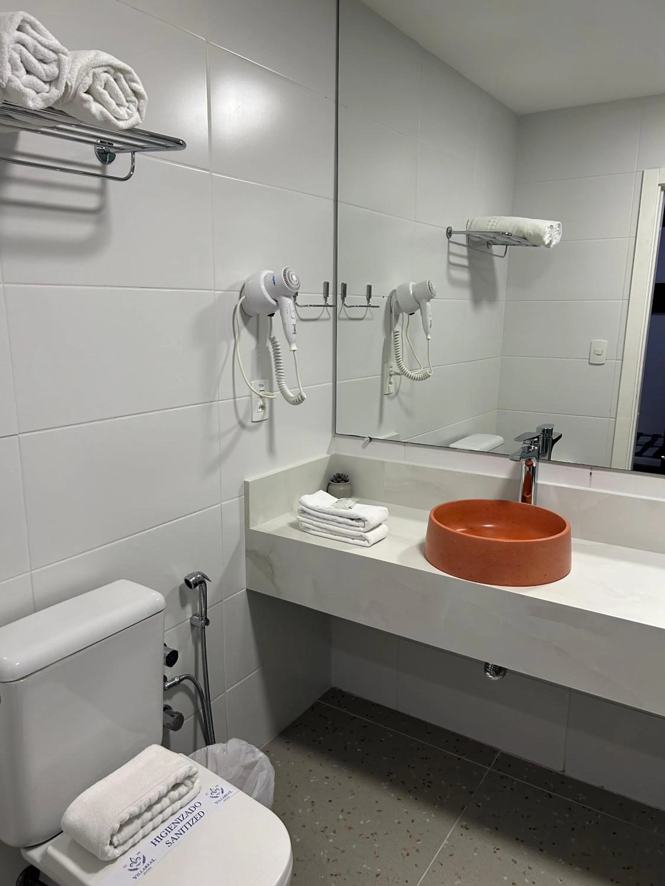 Bathroom in Hotel VillaReal Guaratuba - Caieiras