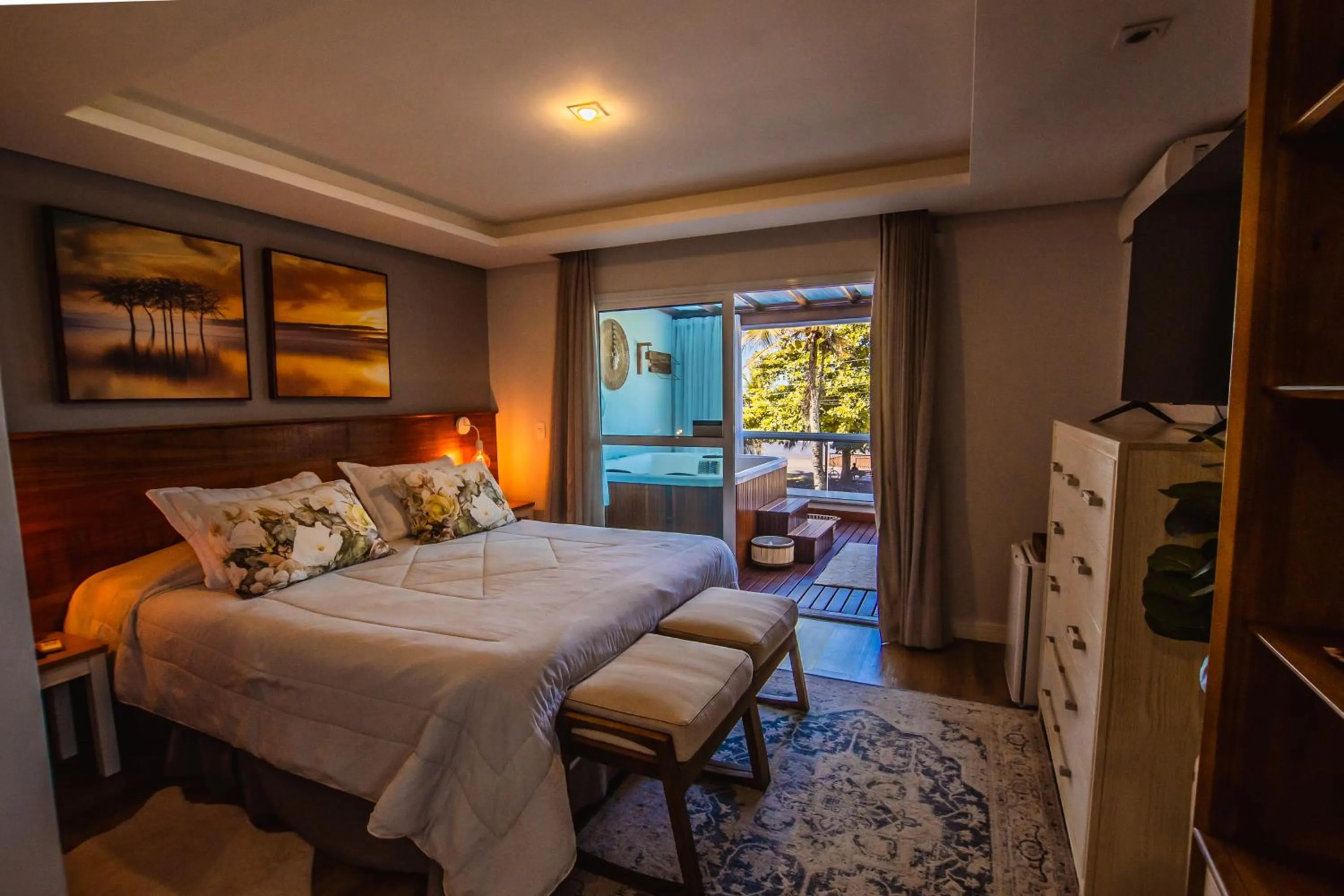 Bed in Hotel VillaReal Guaratuba - Caieiras