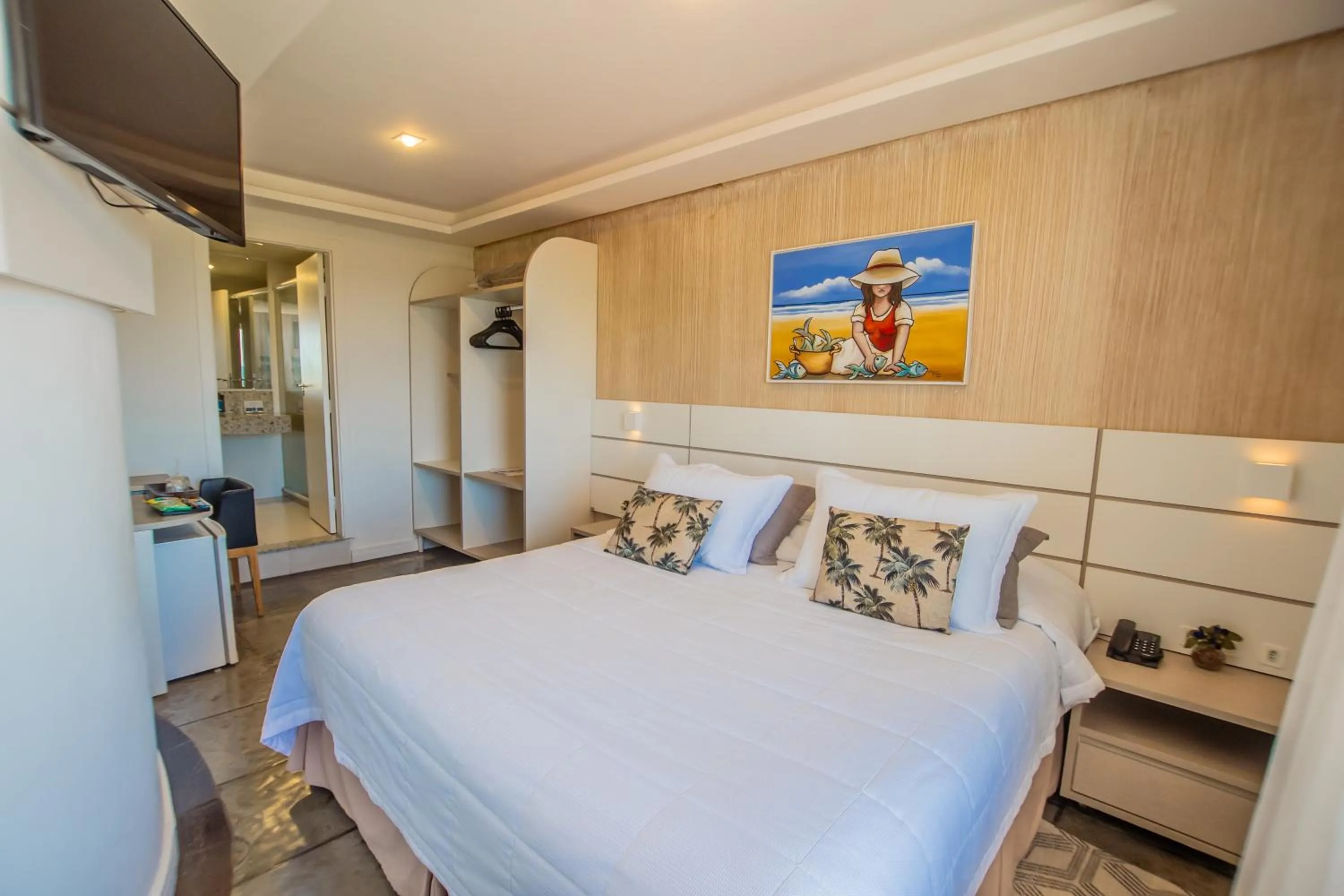 Bed in Hotel VillaReal Guaratuba - Caieiras