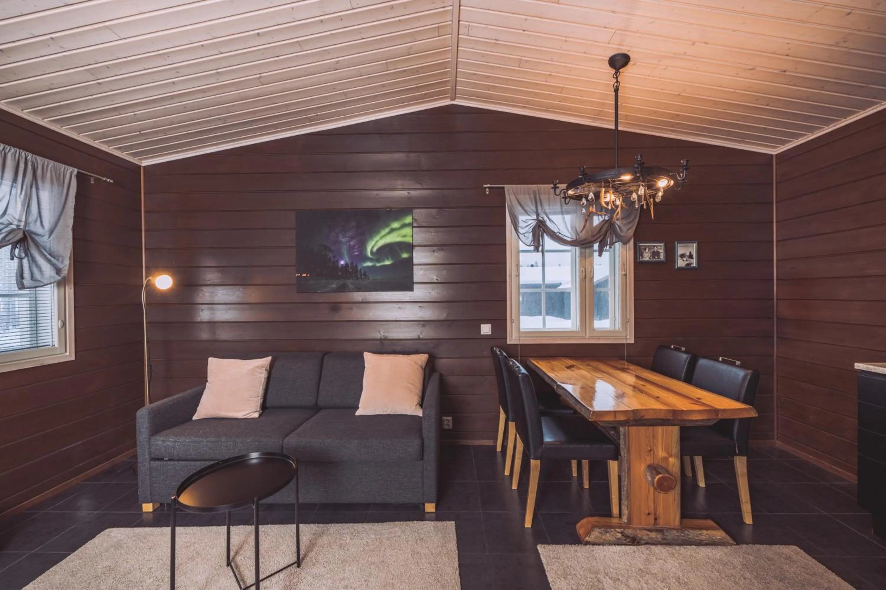 Kitchen or kitchenette in Wilderness Hotel Nellim & Igloos