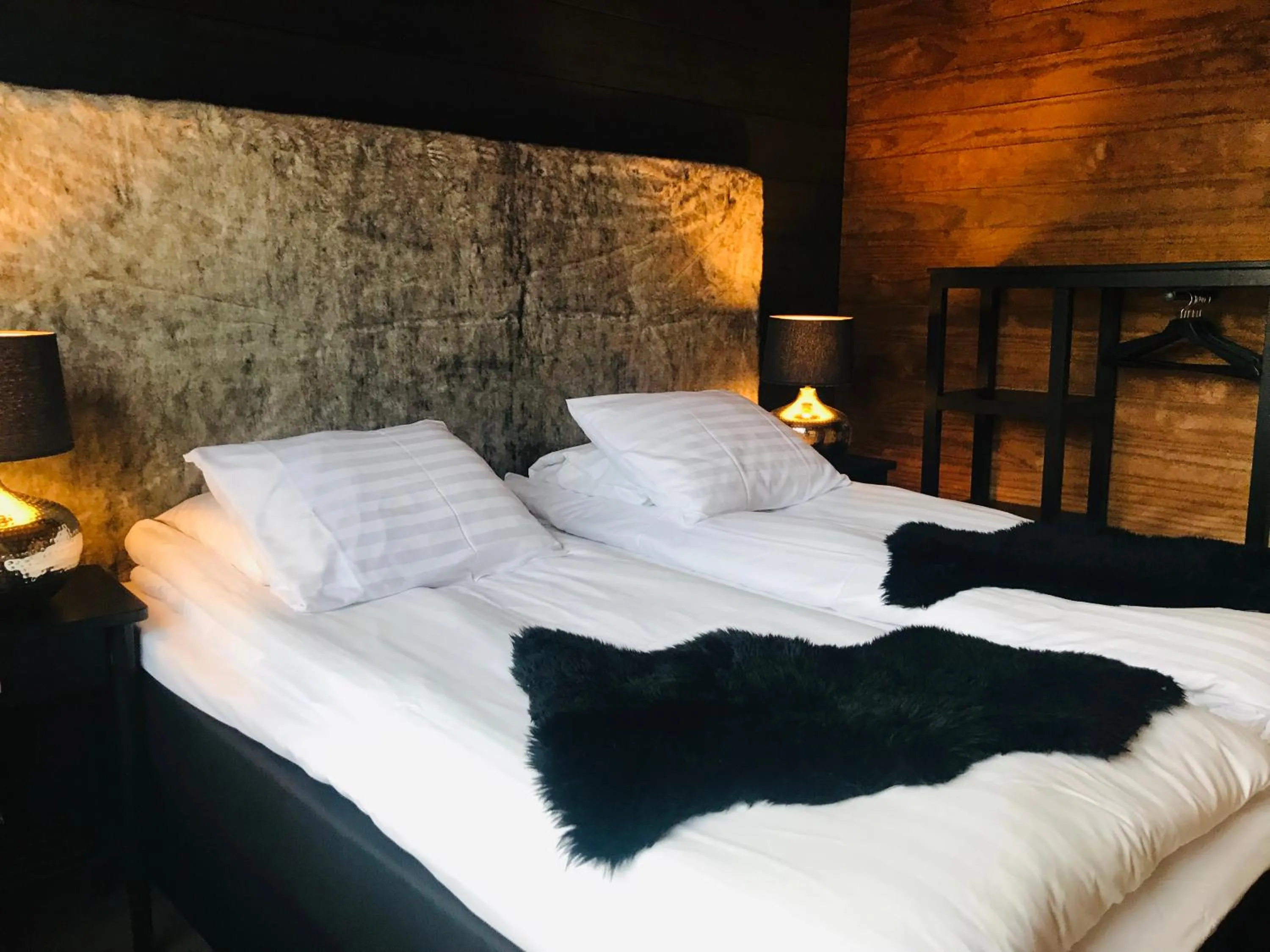 Bed in Wilderness Hotel Nellim & Igloos