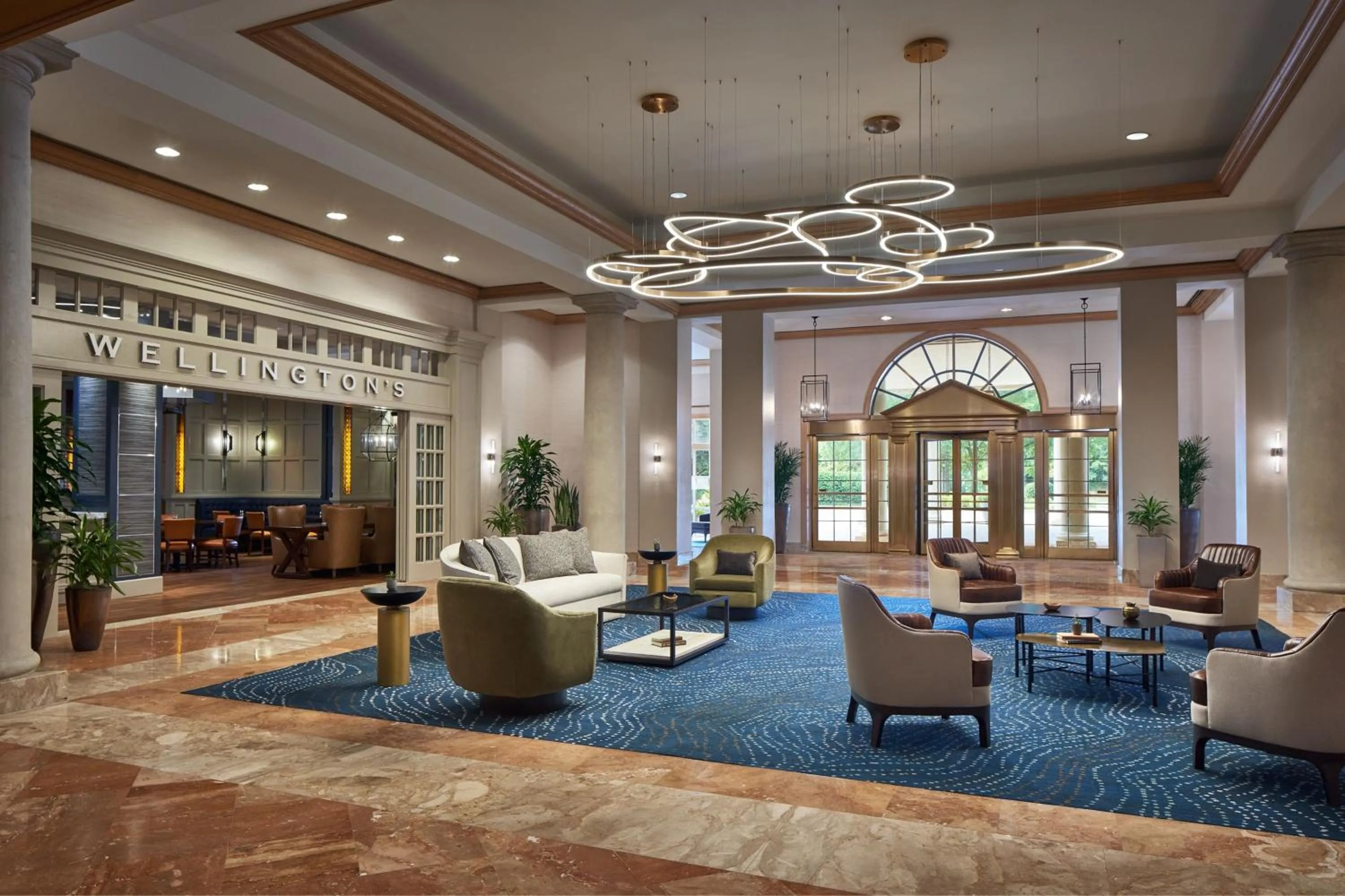 Lobby or reception in Westfields Marriott Washington Dulles