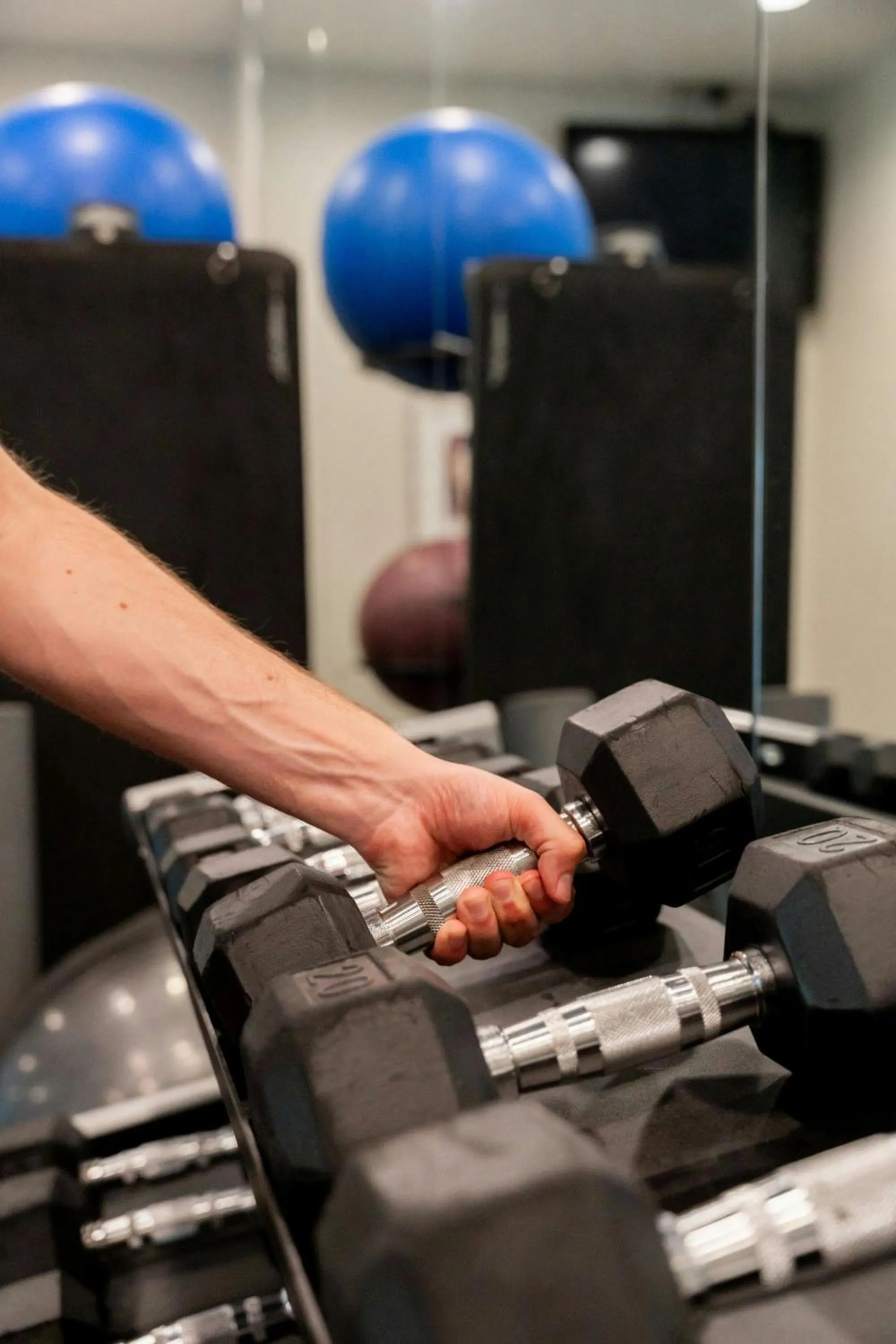 Fitness centre/facilities in Westfields Marriott Washington Dulles