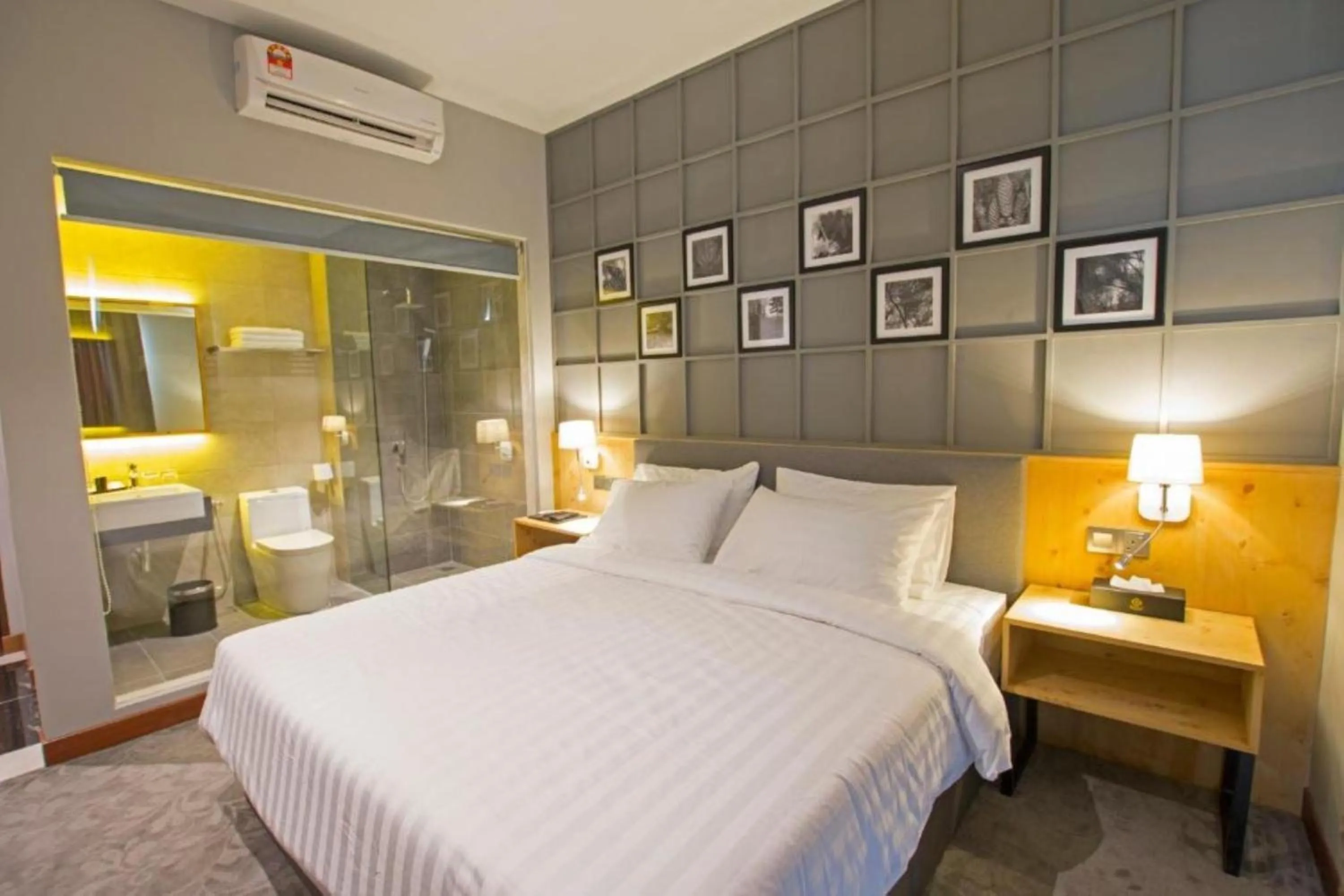 Bed in Redpine Boutique Hotel