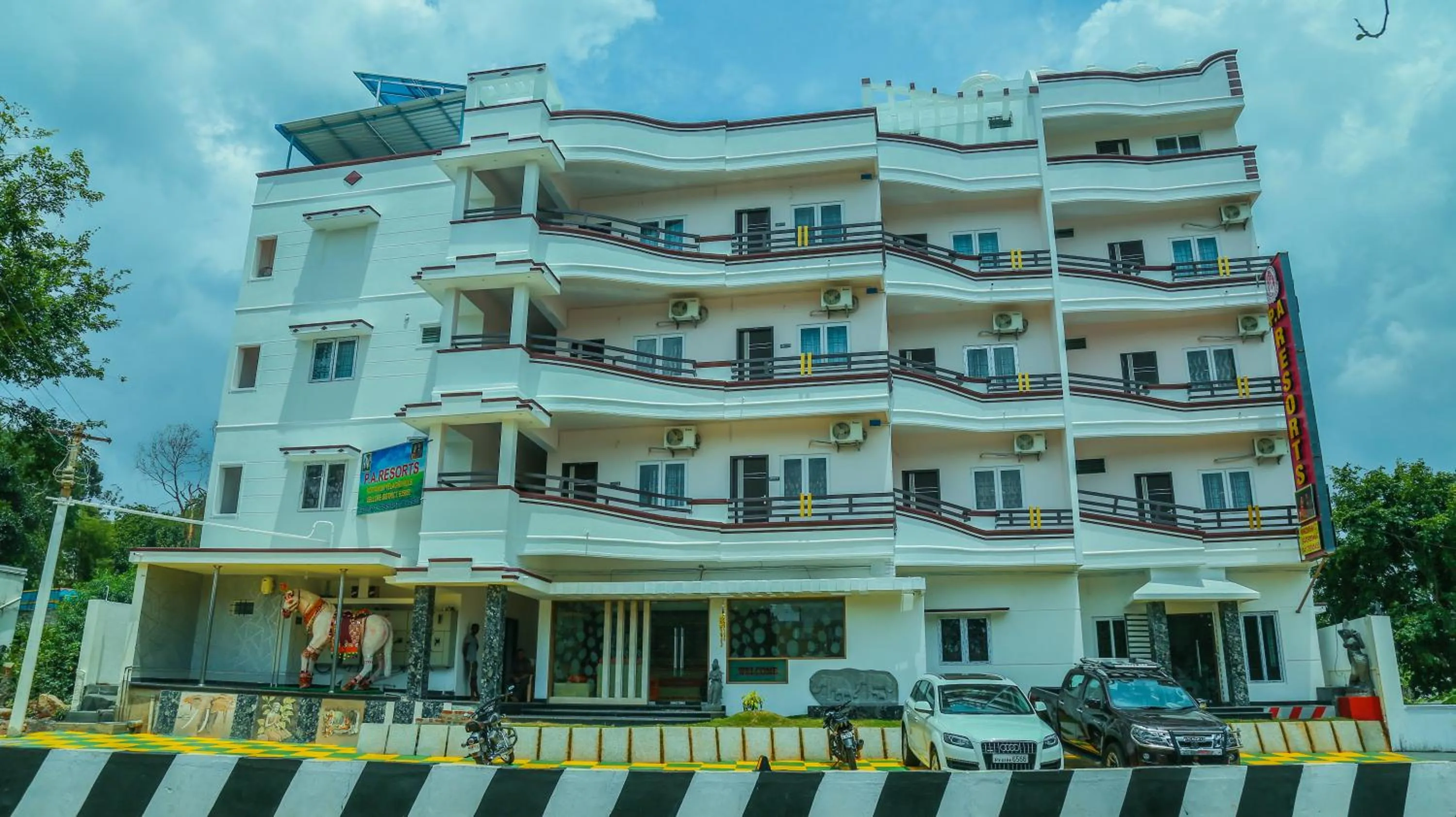 Property building in P A Resort