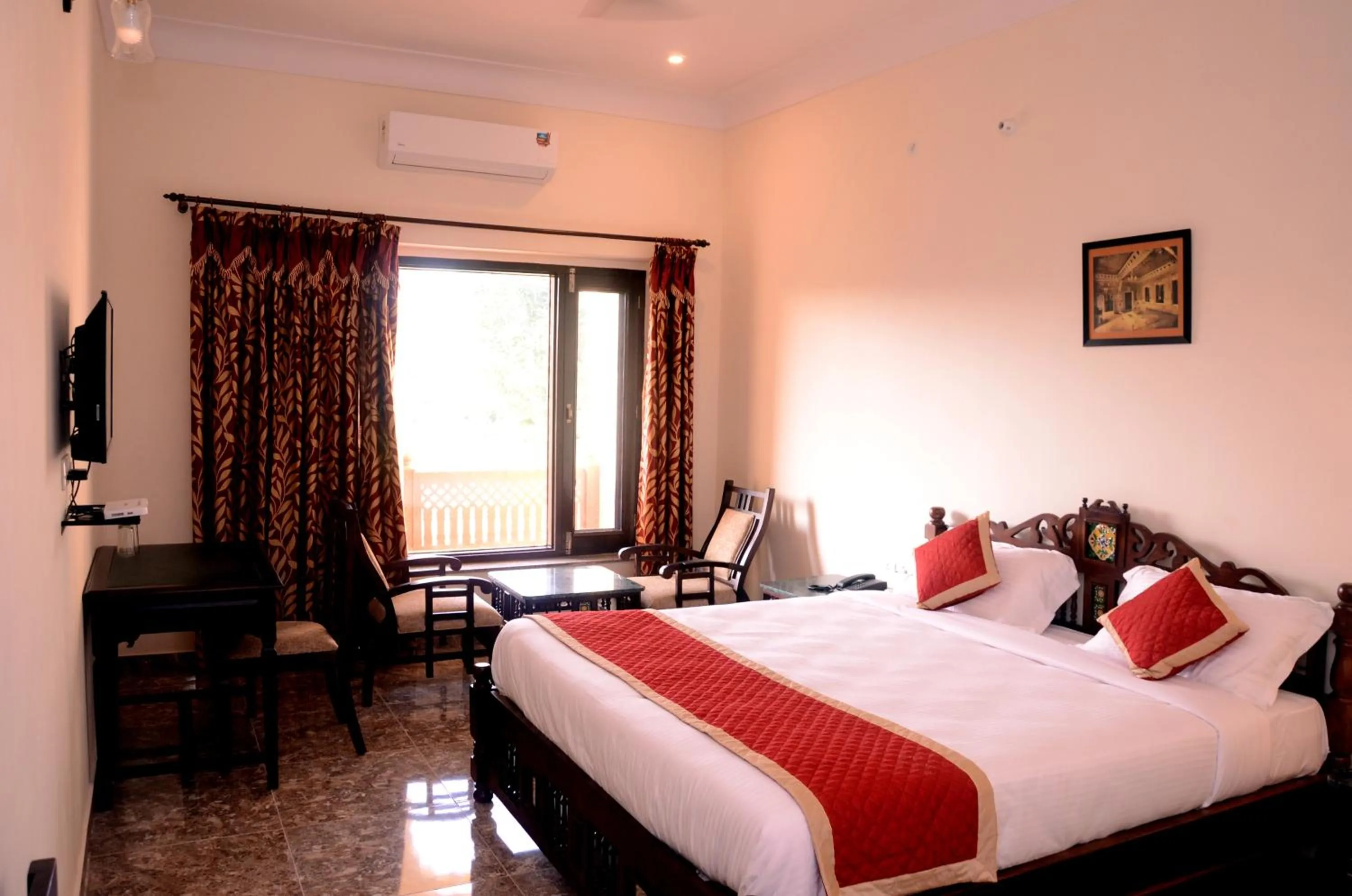 Bedroom in Moti Mahal - A Heritage Haveli