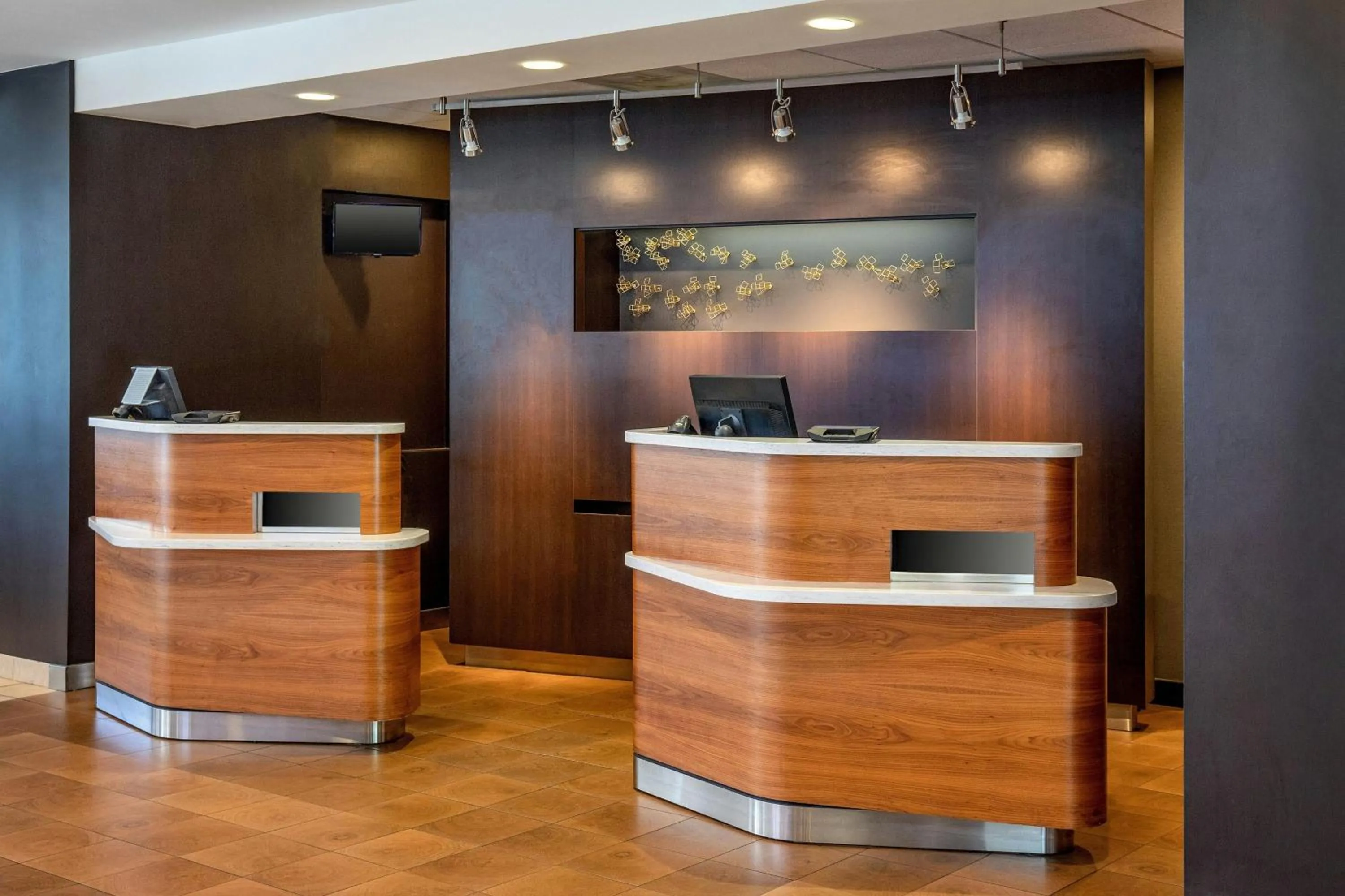 Lobby or reception in Courtyard by Marriott Boston Andover