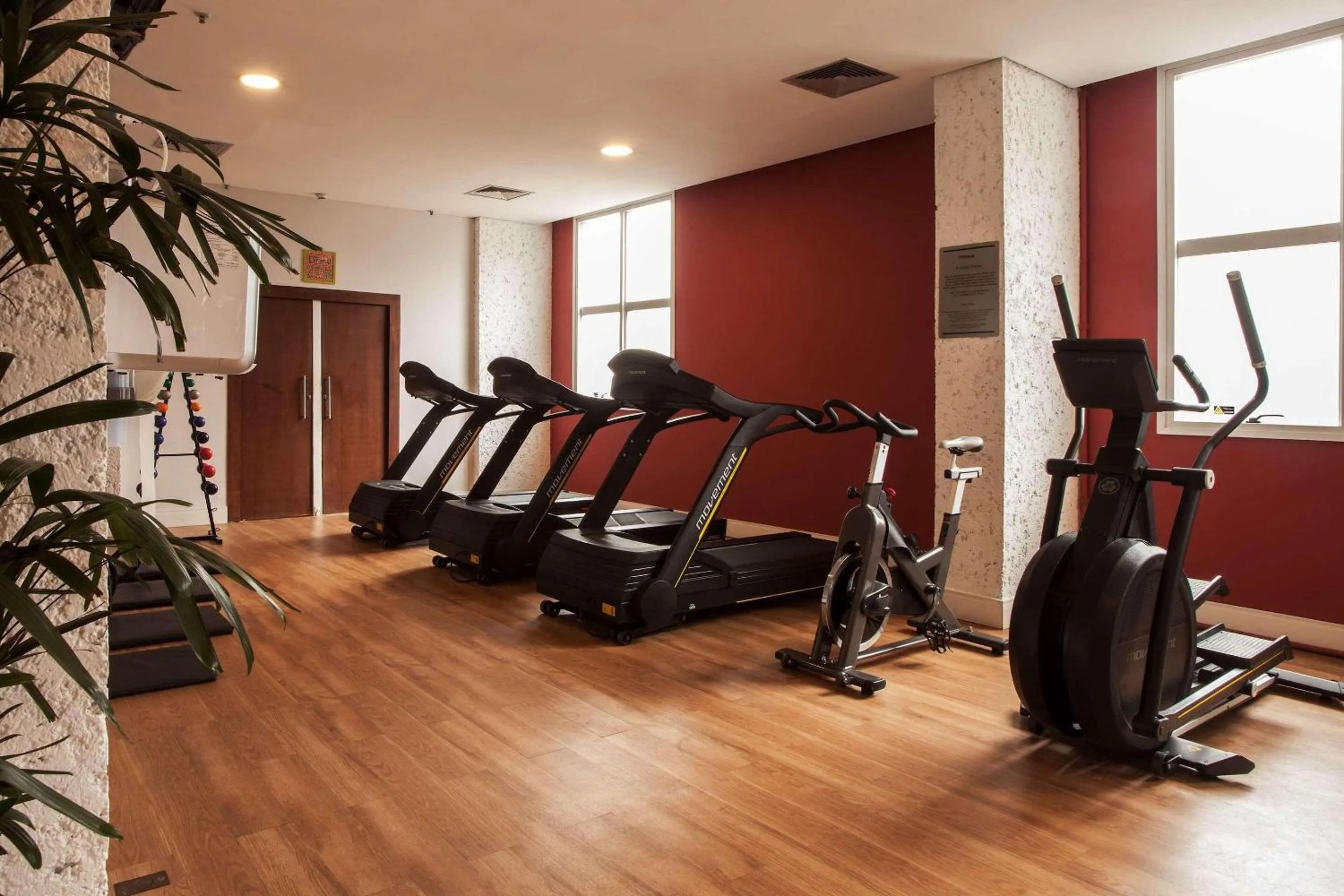Fitness centre/facilities in Radisson Alphaville