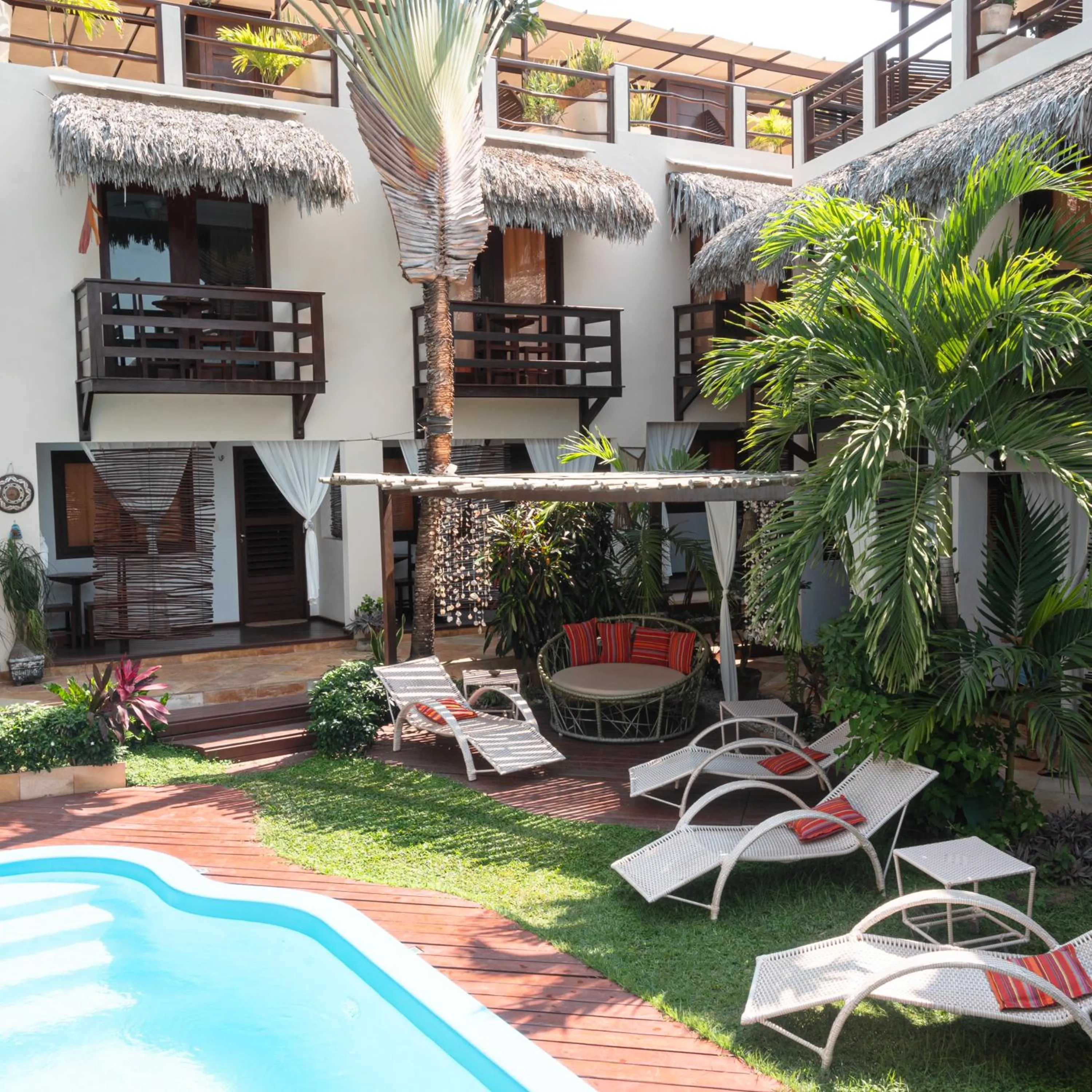 Garden view in Araxá Pousada