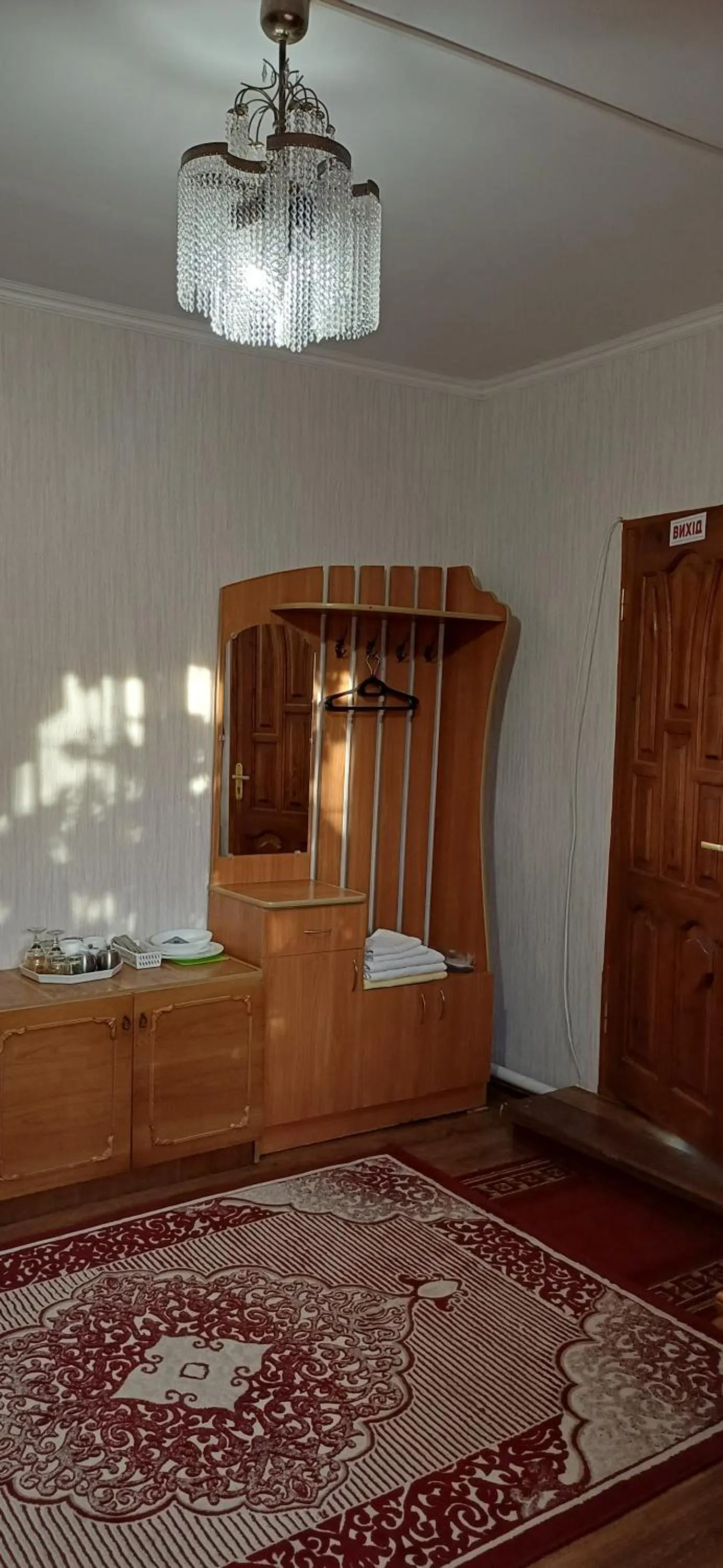 Bed in Hotel Gostynnyi Dvir