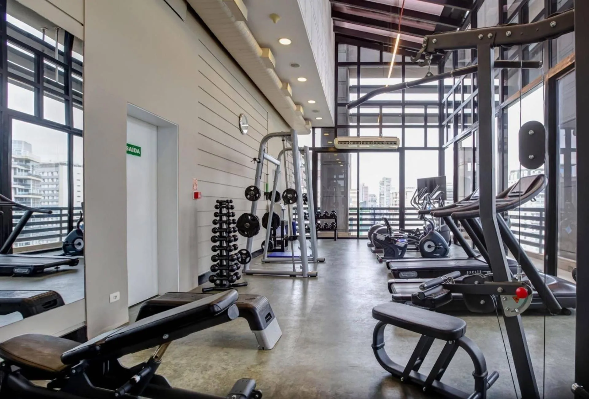 Fitness centre/facilities in Radisson Blu São Paulo