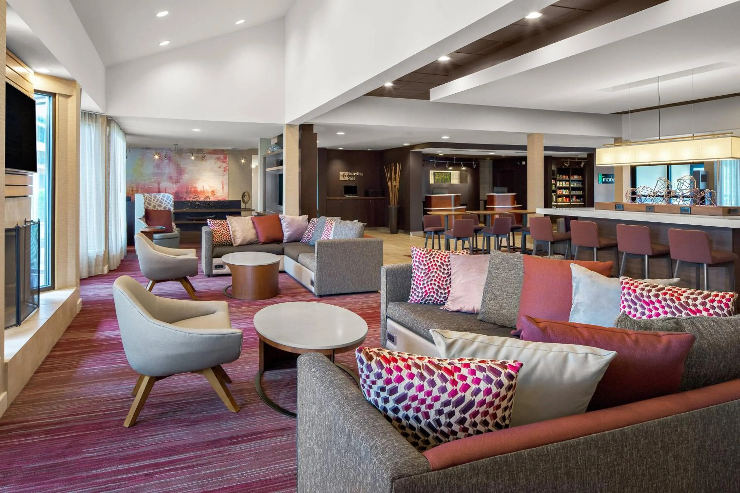 Lobby or reception in Courtyard by Marriott Pittsburgh Airport