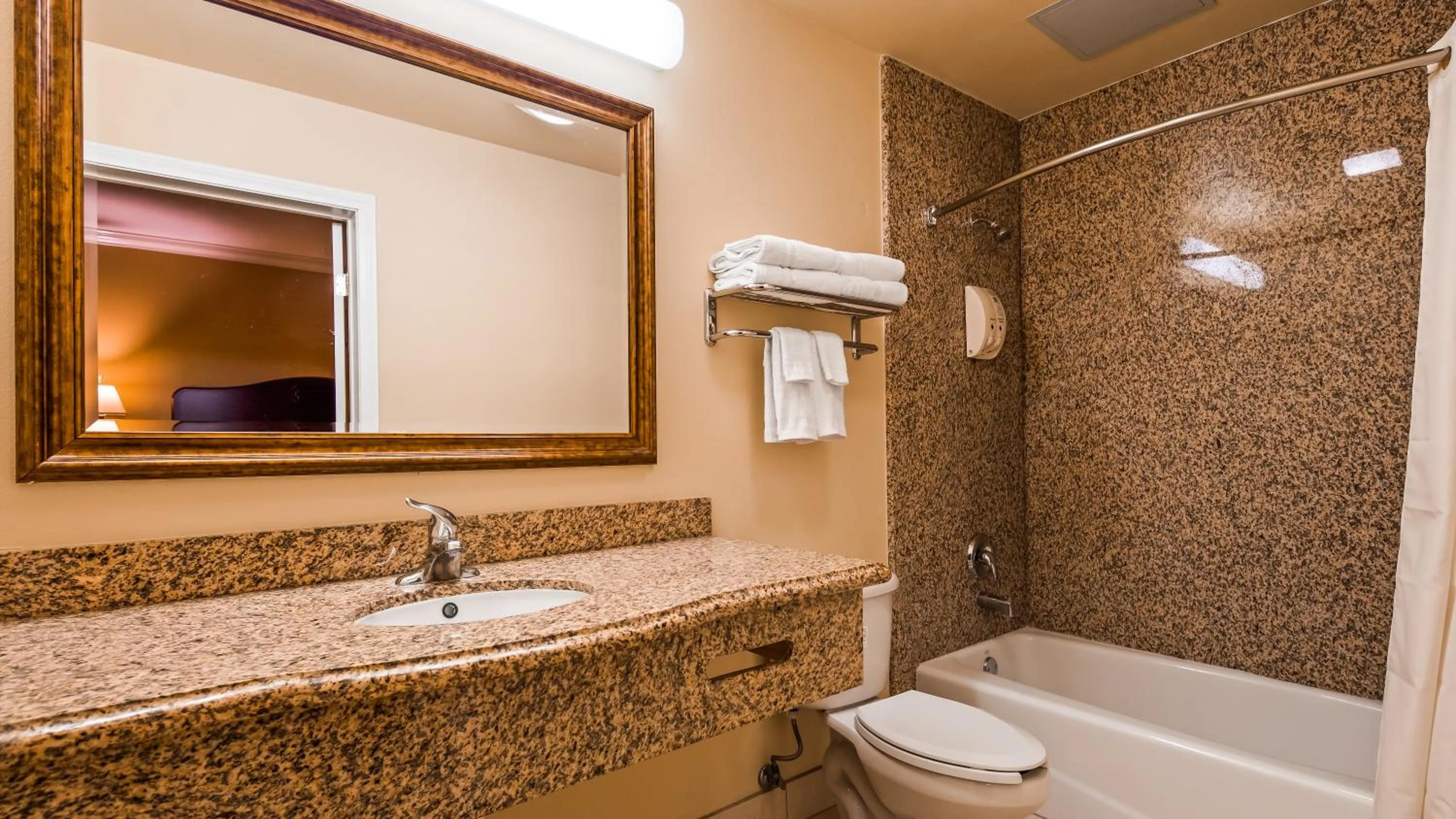 Bathroom in Motel 6 South Gate CA