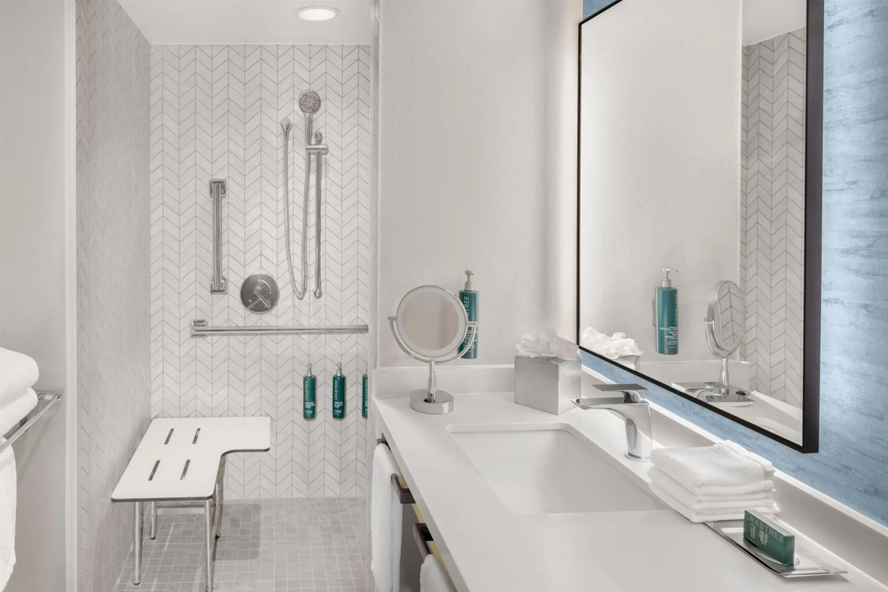 Bathroom in DoubleTree by Hilton Hotel South Bend