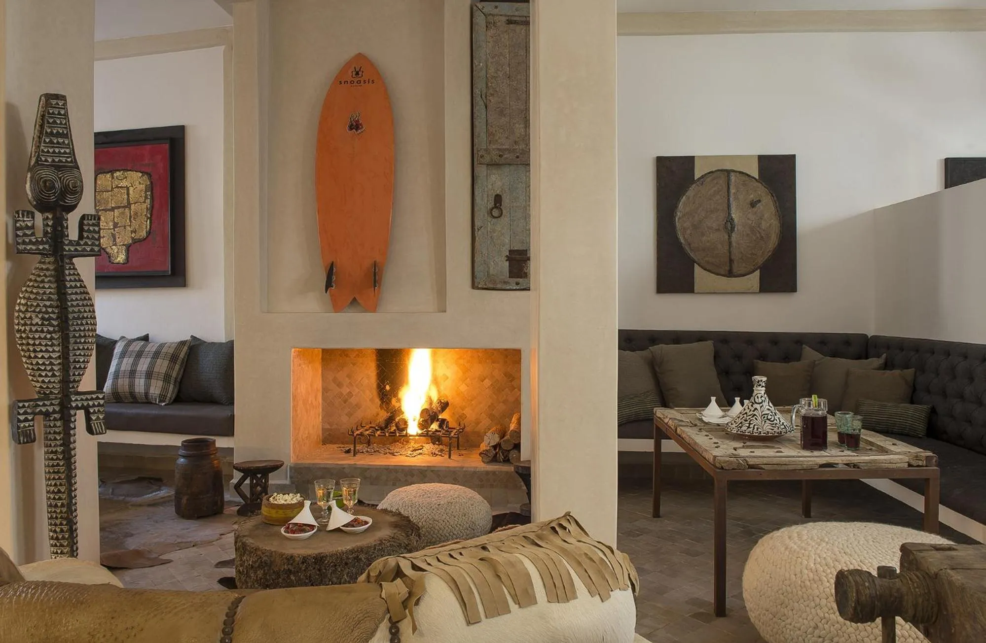 Living room in Munga Guesthouse