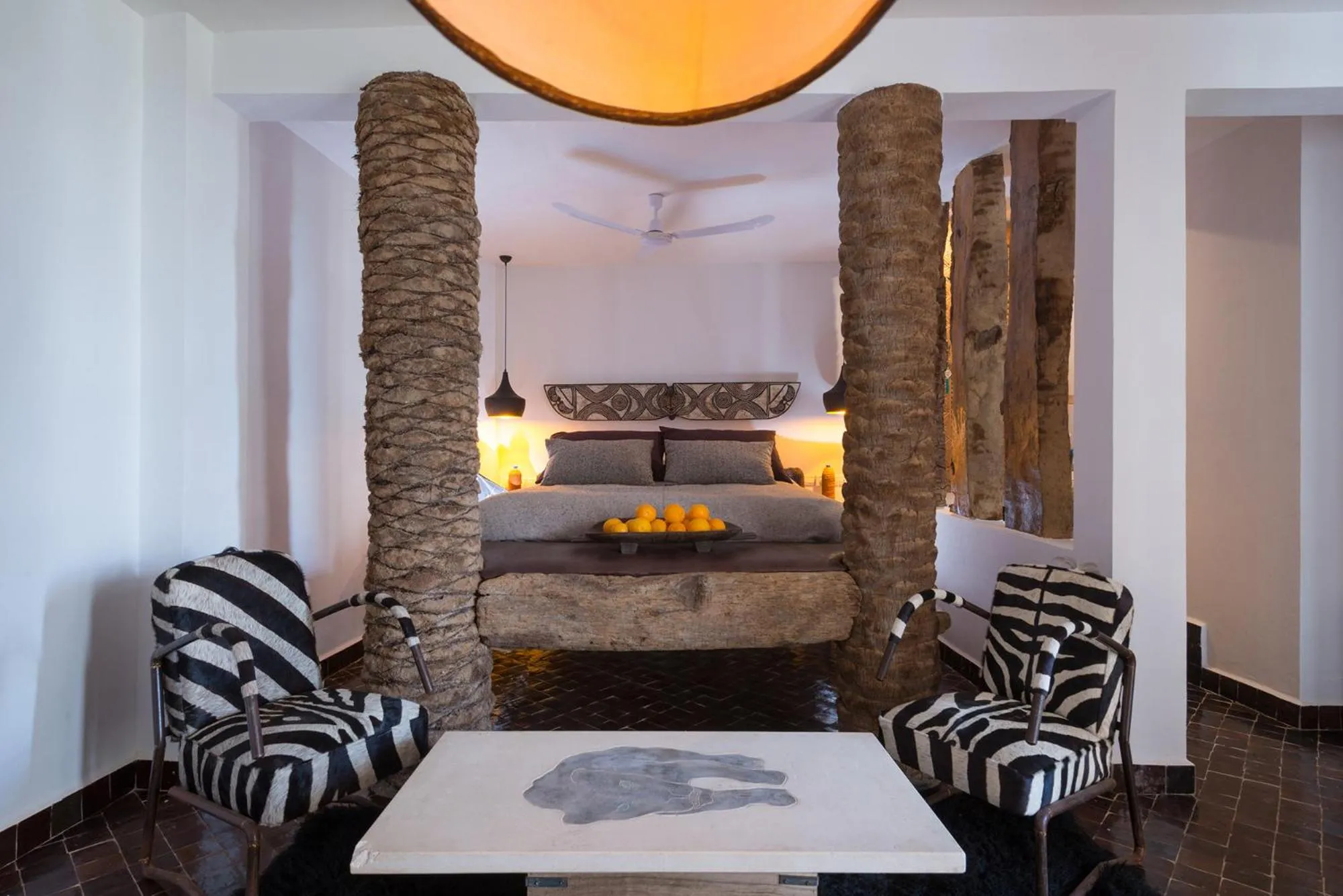 Decorative detail in Munga Guesthouse