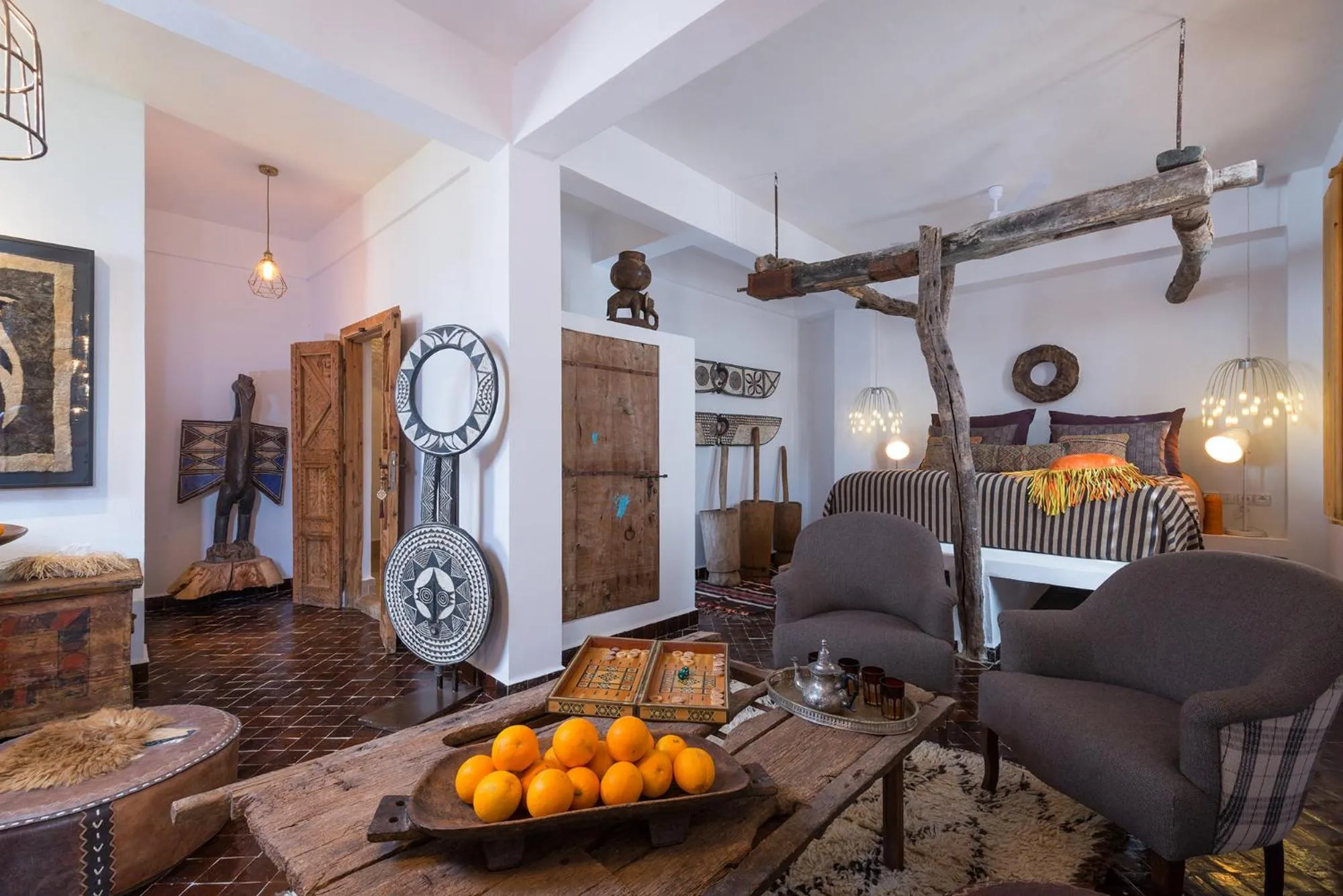 Decorative detail in Munga Guesthouse