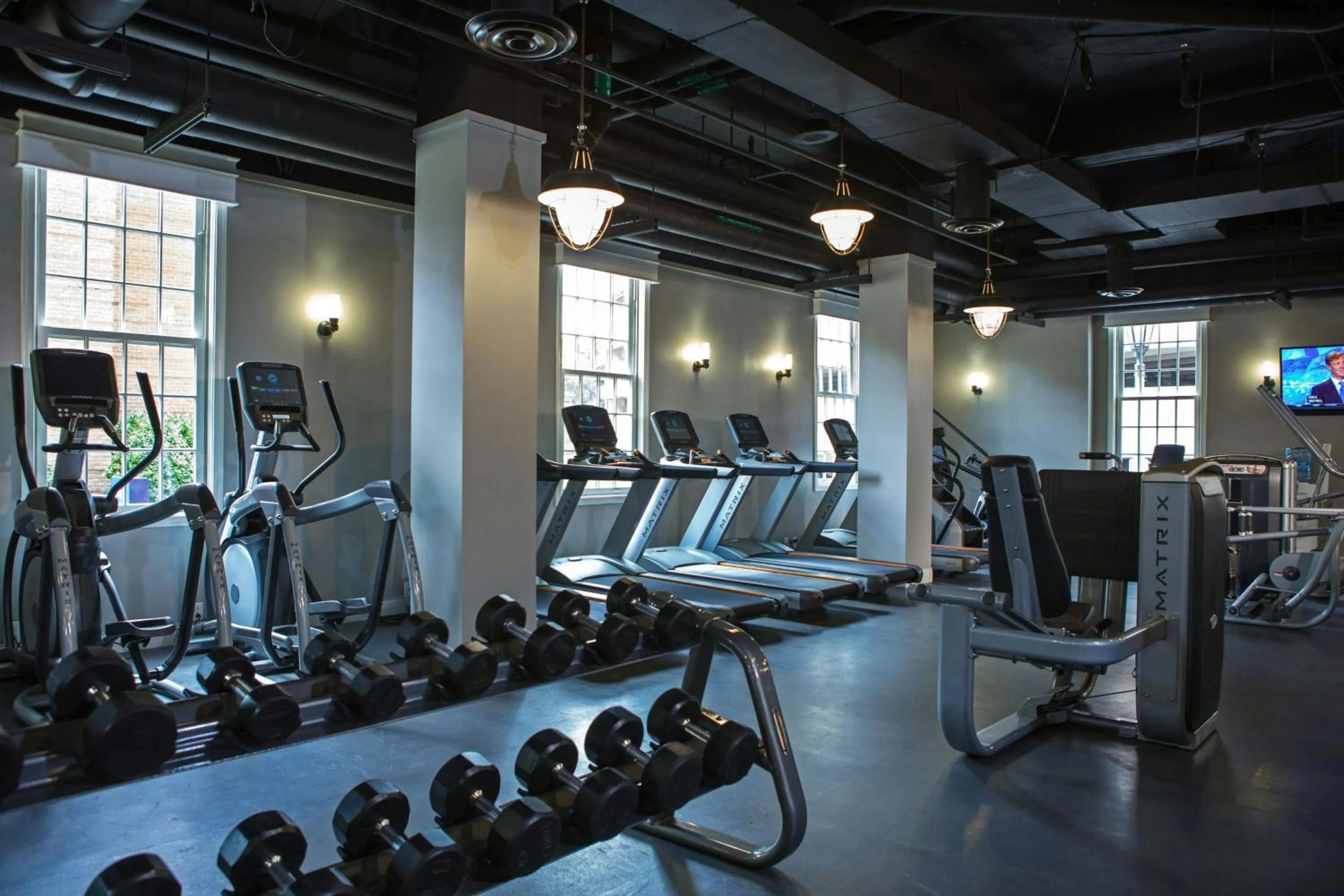 Fitness centre/facilities in College Park Marriott Hotel & Conference Center
