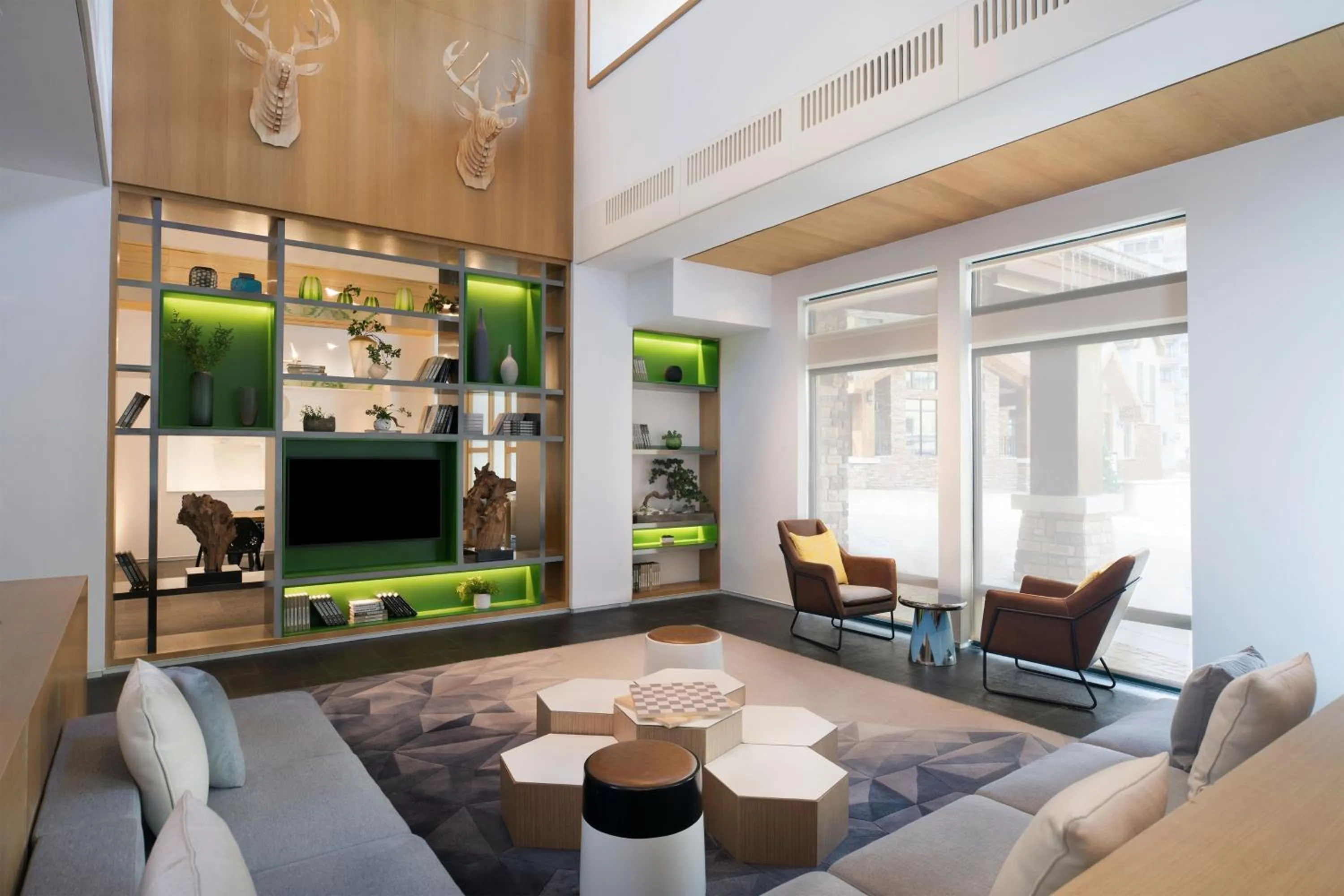 Lobby or reception in Element Chongli