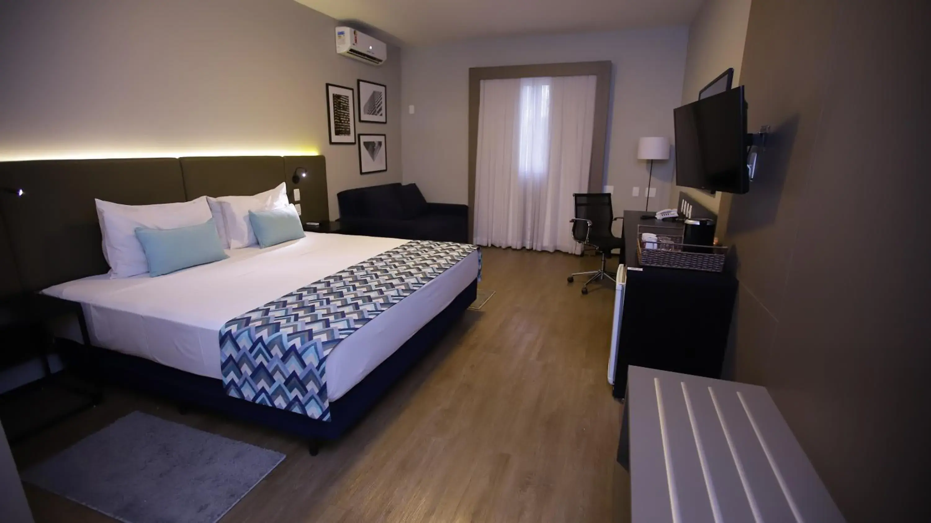 Deluxe Double Room in Comfort Suites Flamboyant Goiânia Deluxe Double Room in Comfort Suites Flamboyant Goiânia