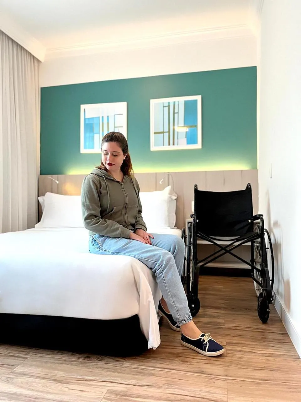 Bed in Radisson Oscar Freire