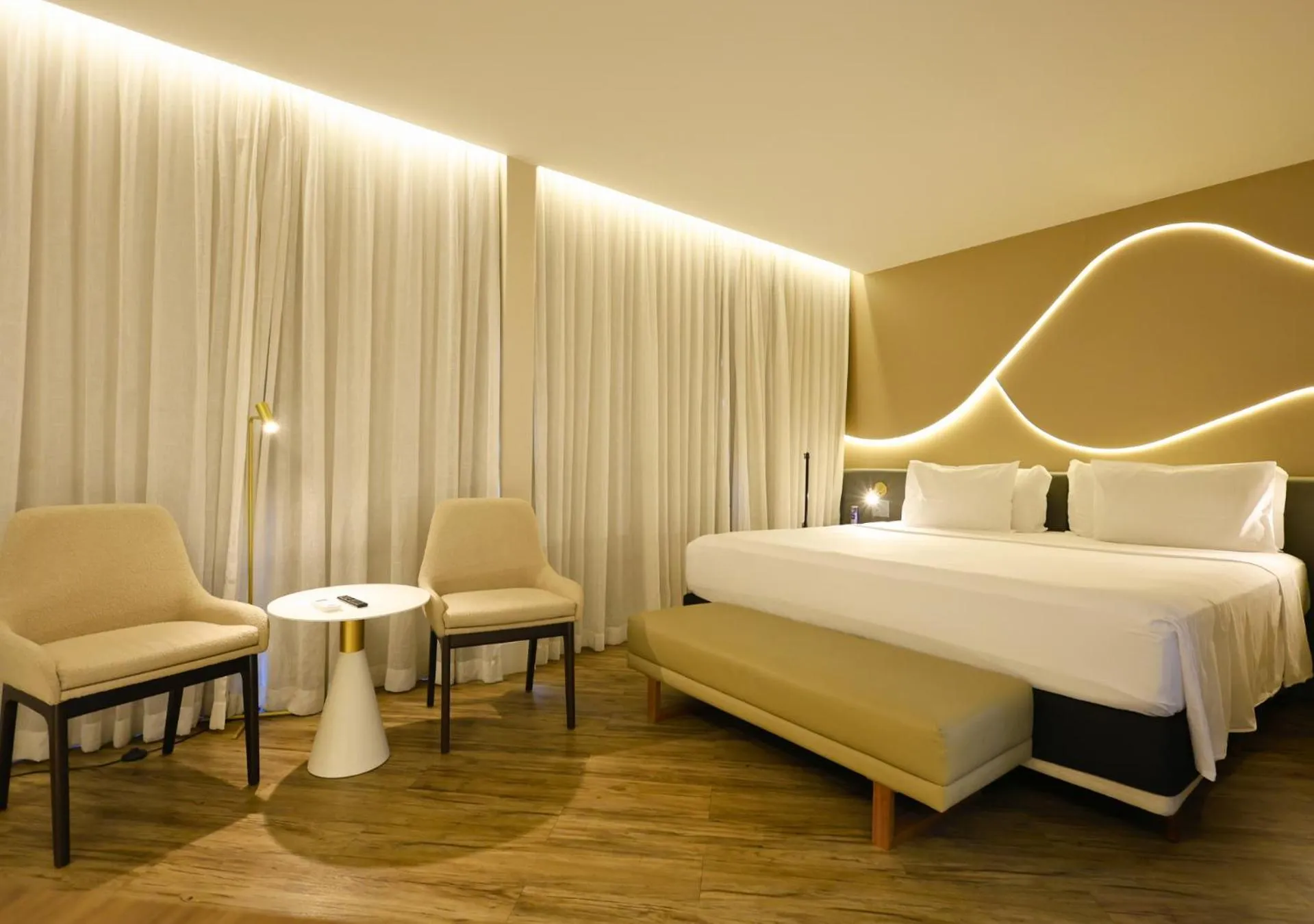 Bed in Radisson Oscar Freire