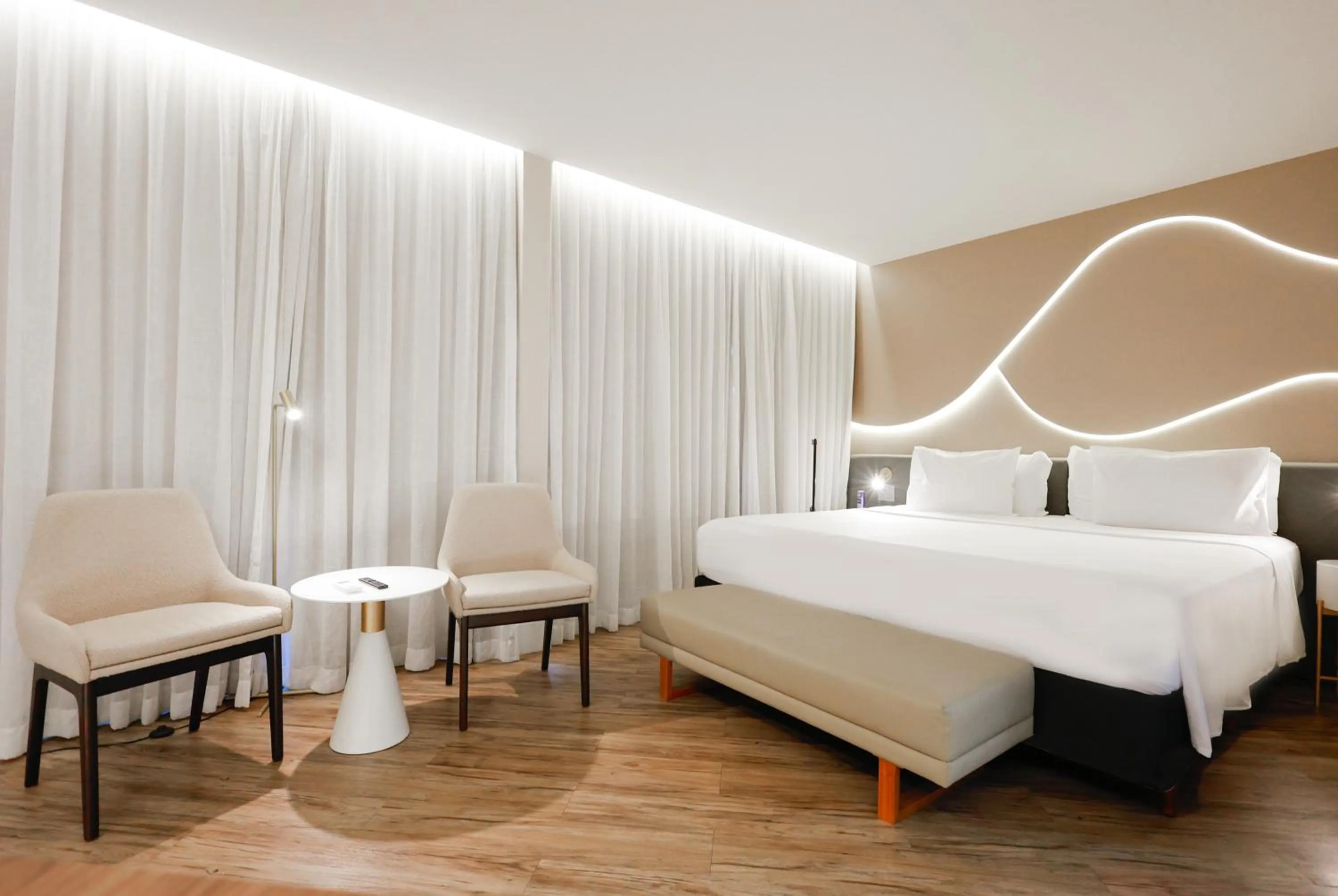 Bed in Radisson Oscar Freire