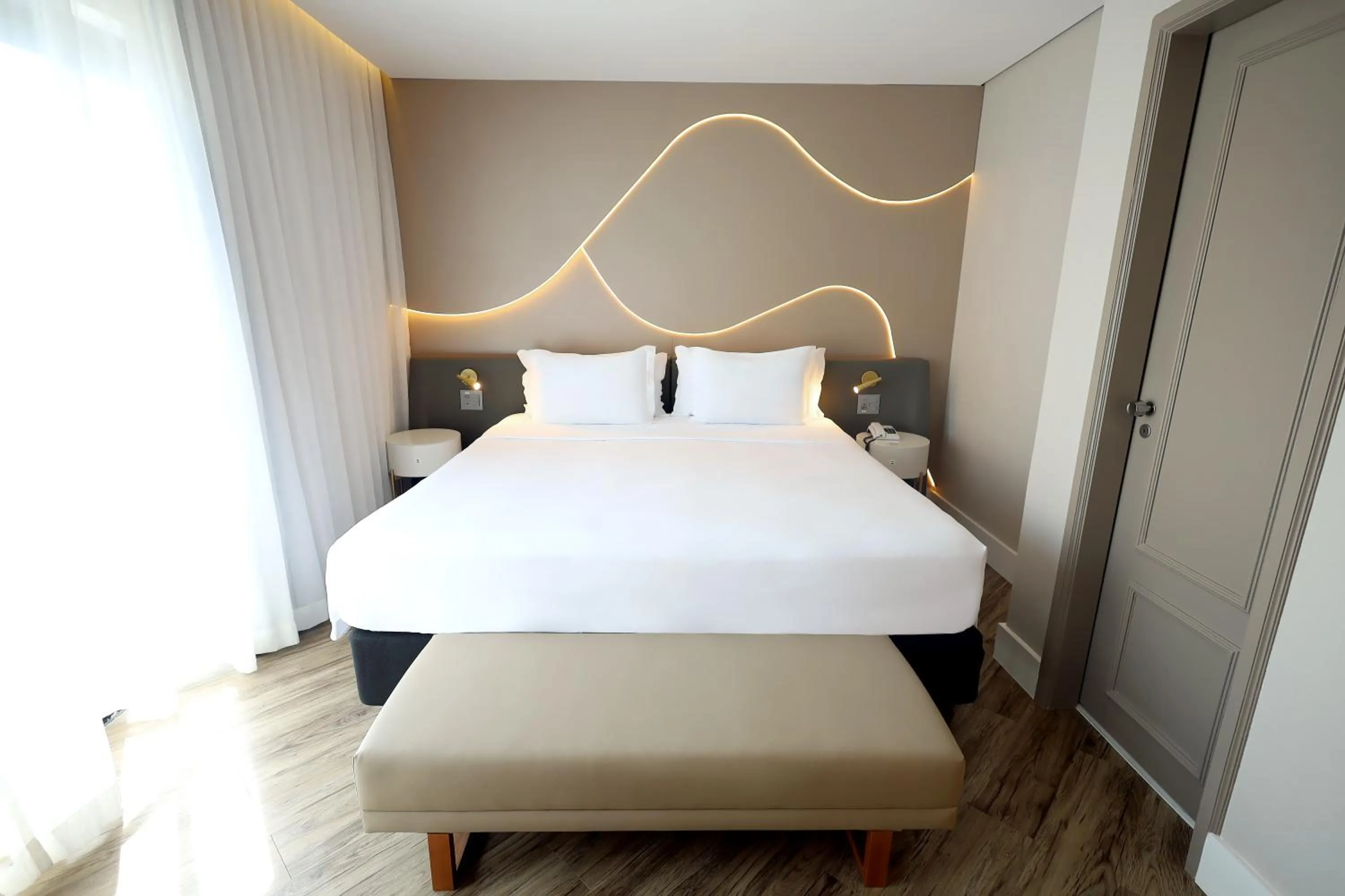 Bed in Radisson Oscar Freire