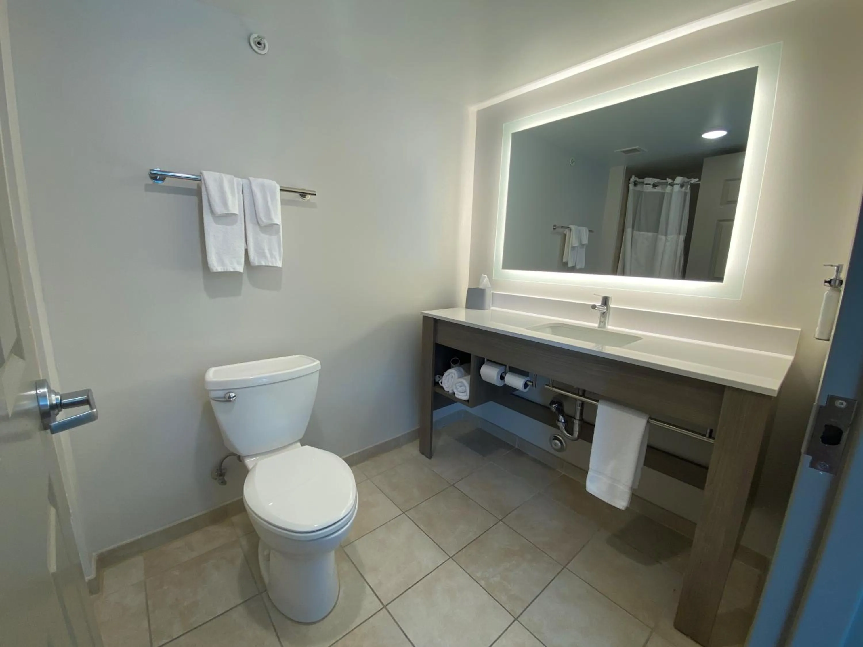 Bathroom in Wingate by Wyndham State Arena Raleigh/Cary Hotel