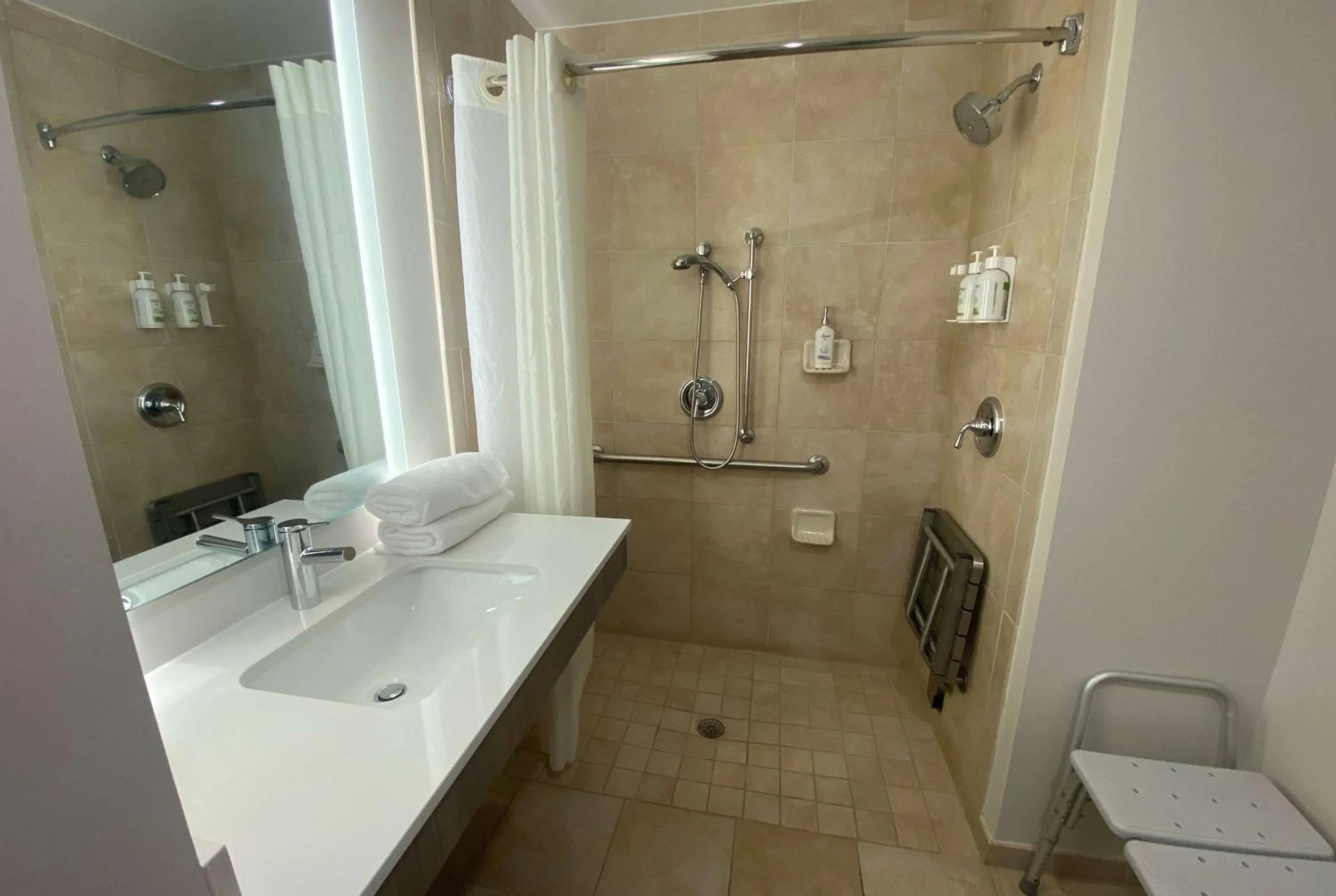 Bathroom in Wingate by Wyndham State Arena Raleigh/Cary Hotel