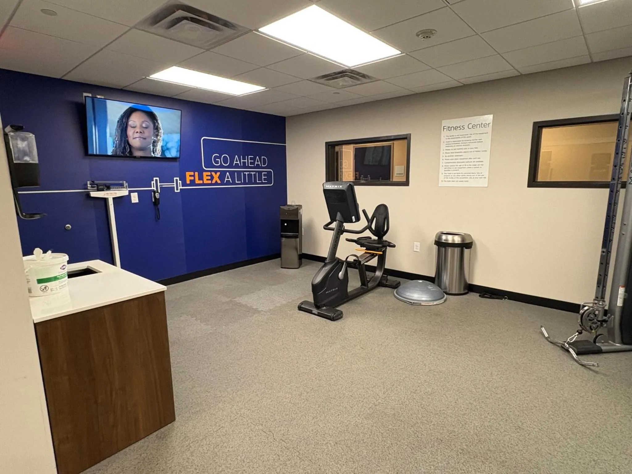 Fitness centre/facilities in Holiday Inn Express & Suites Raleigh West - Lenovo Center by IHG