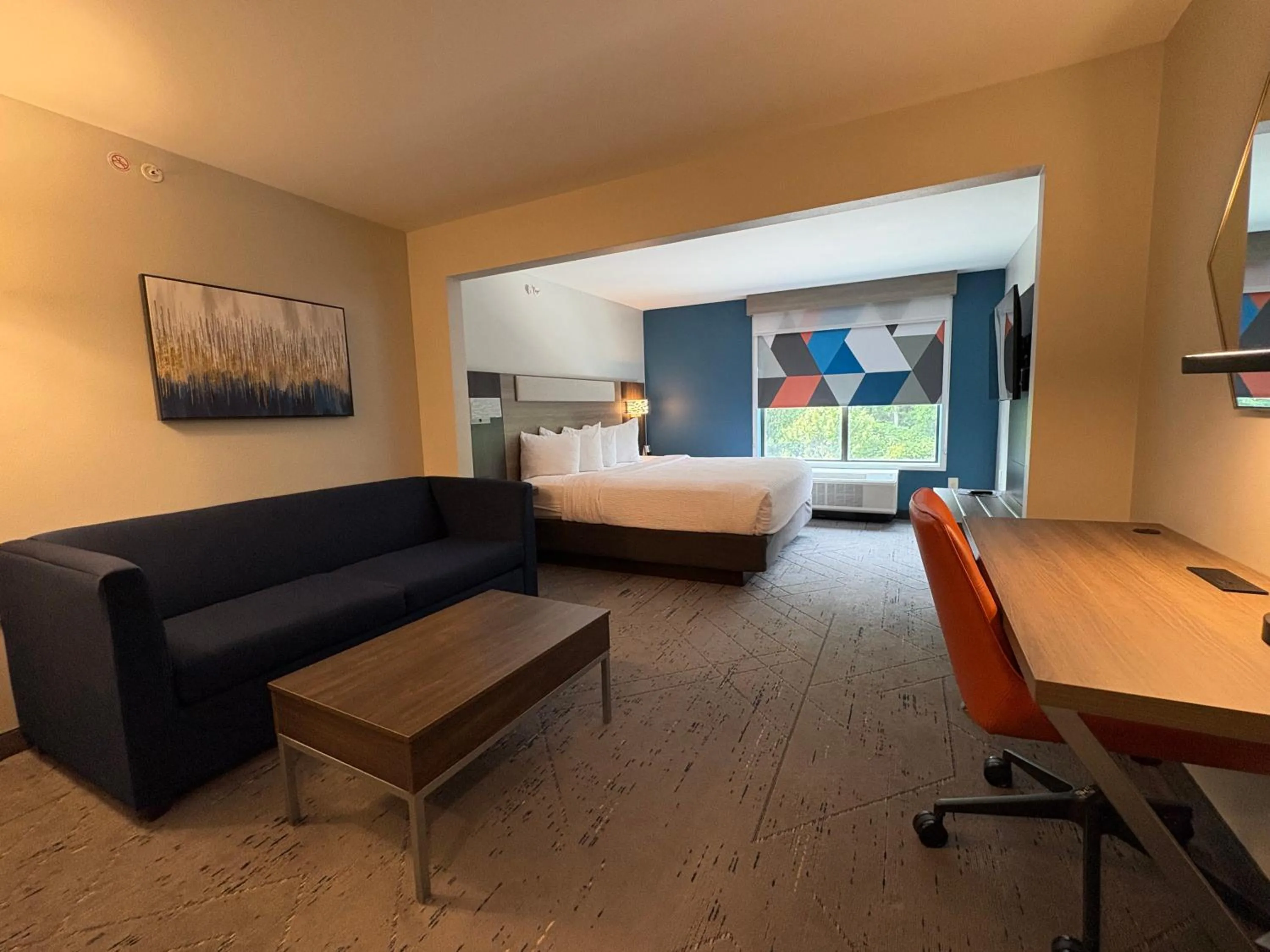 Seating area, Bed in Wingate by Wyndham State Arena Raleigh/Cary Hotel