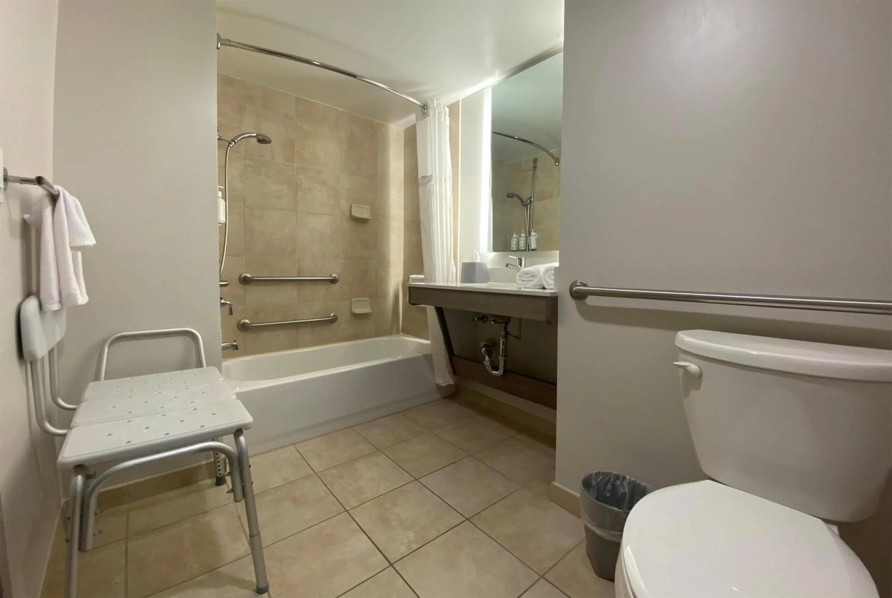 Bathroom in Wingate by Wyndham State Arena Raleigh/Cary Hotel