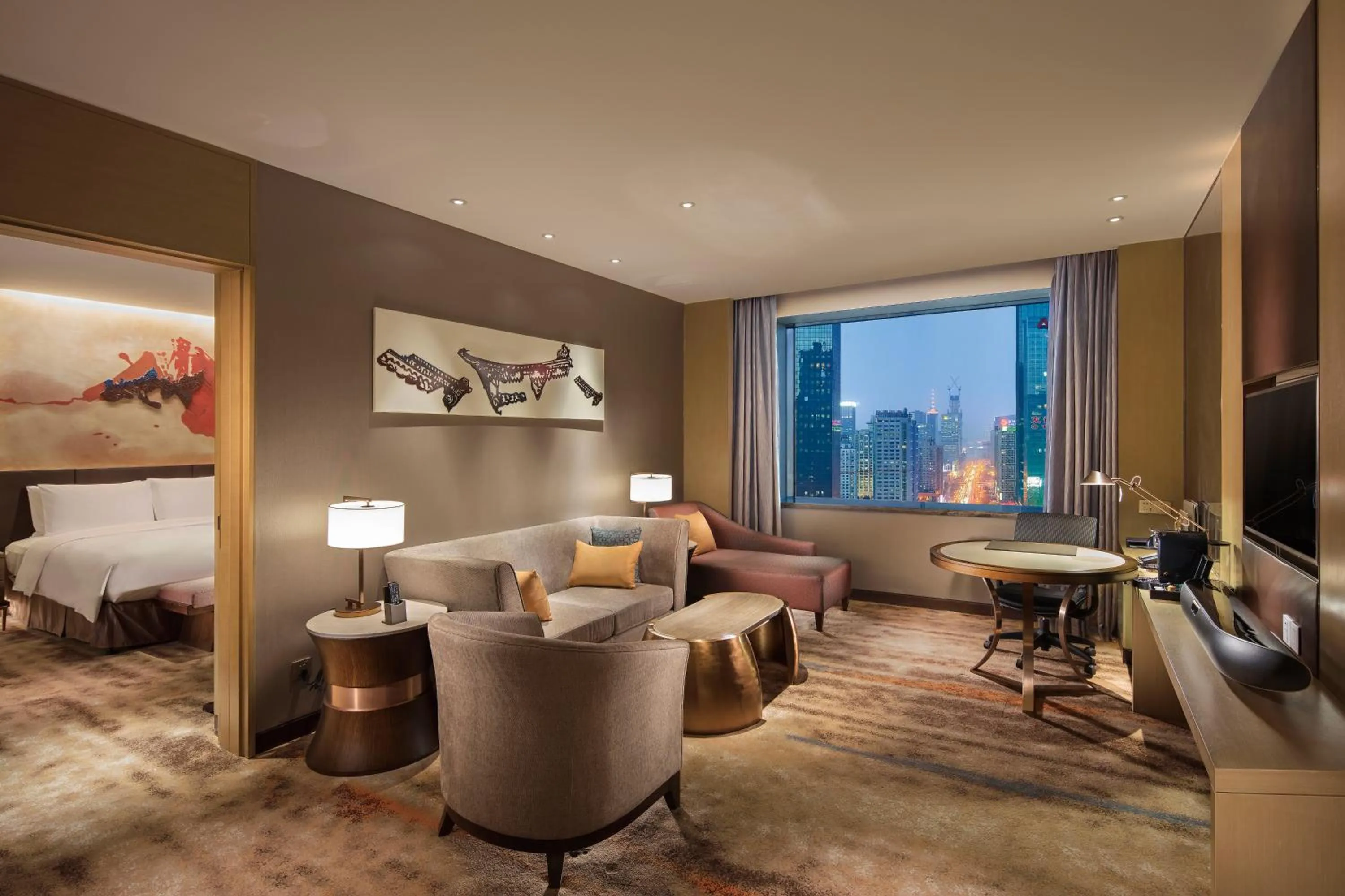 Living room in Hilton Shenyang