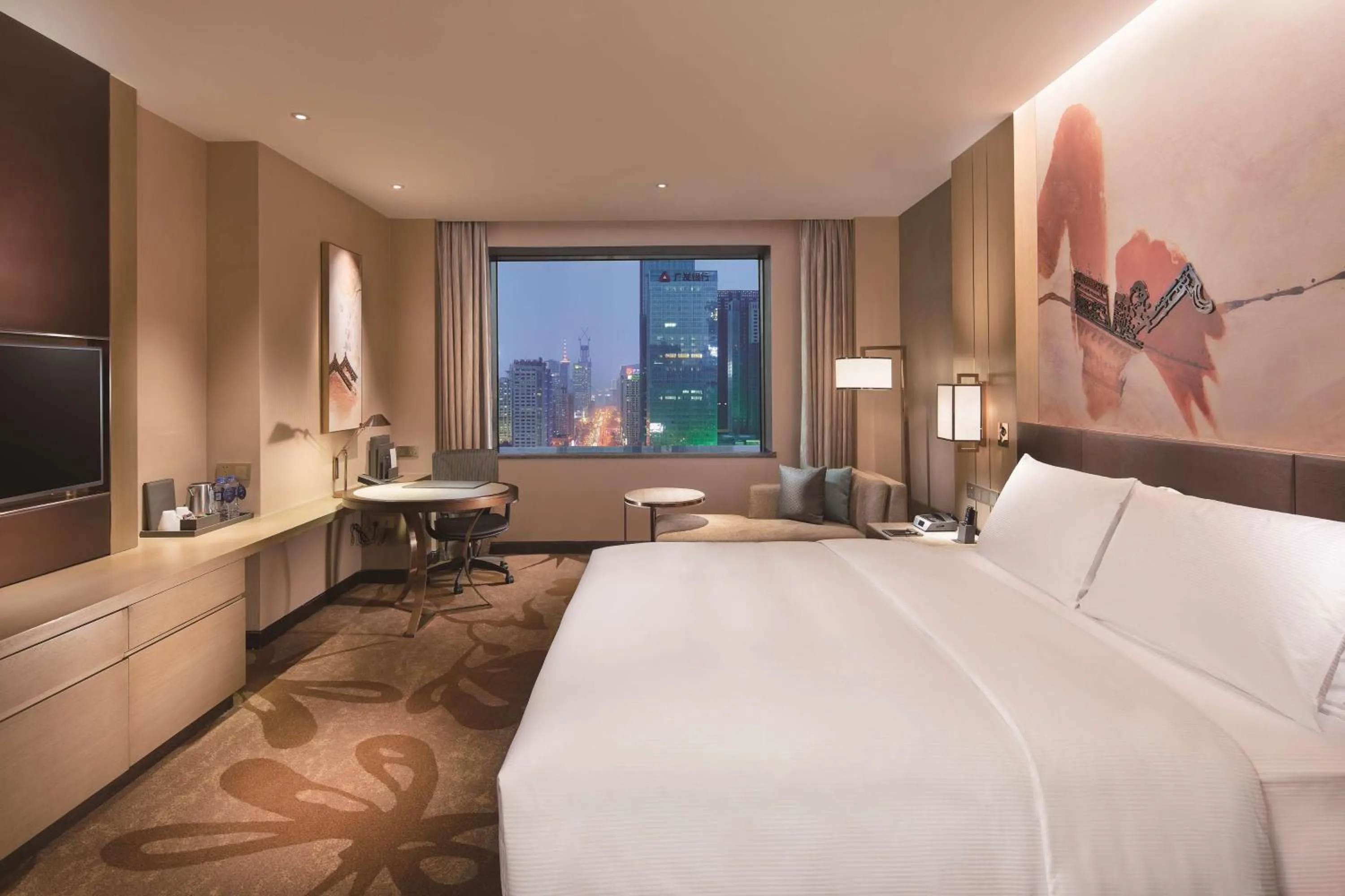 Bedroom, Bed in Hilton Shenyang