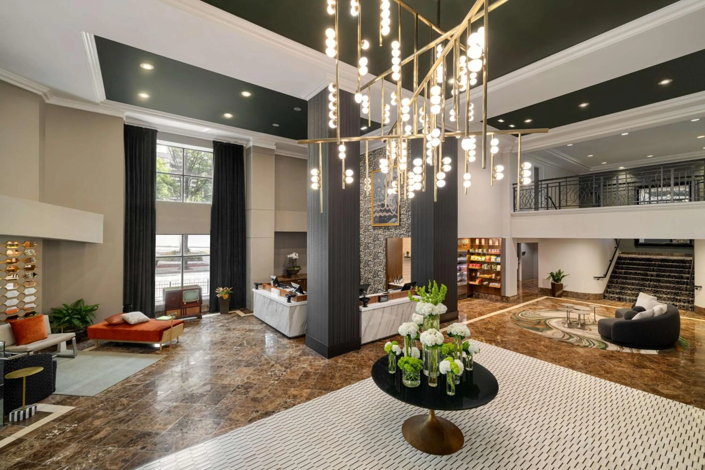 Lobby or reception in The American Hotel Atlanta Downtown-a Doubletree by Hilton