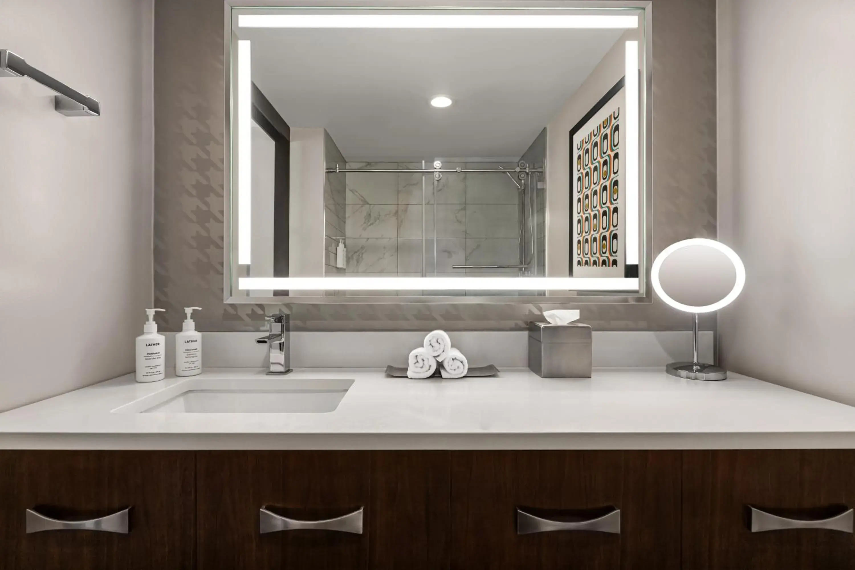 King Room with Balcony - Pool View in The American Hotel Atlanta Downtown-a Doubletree by Hilton King Room with Balcony - Pool View in The American Hotel Atlanta Downtown-a Doubletree by Hilton