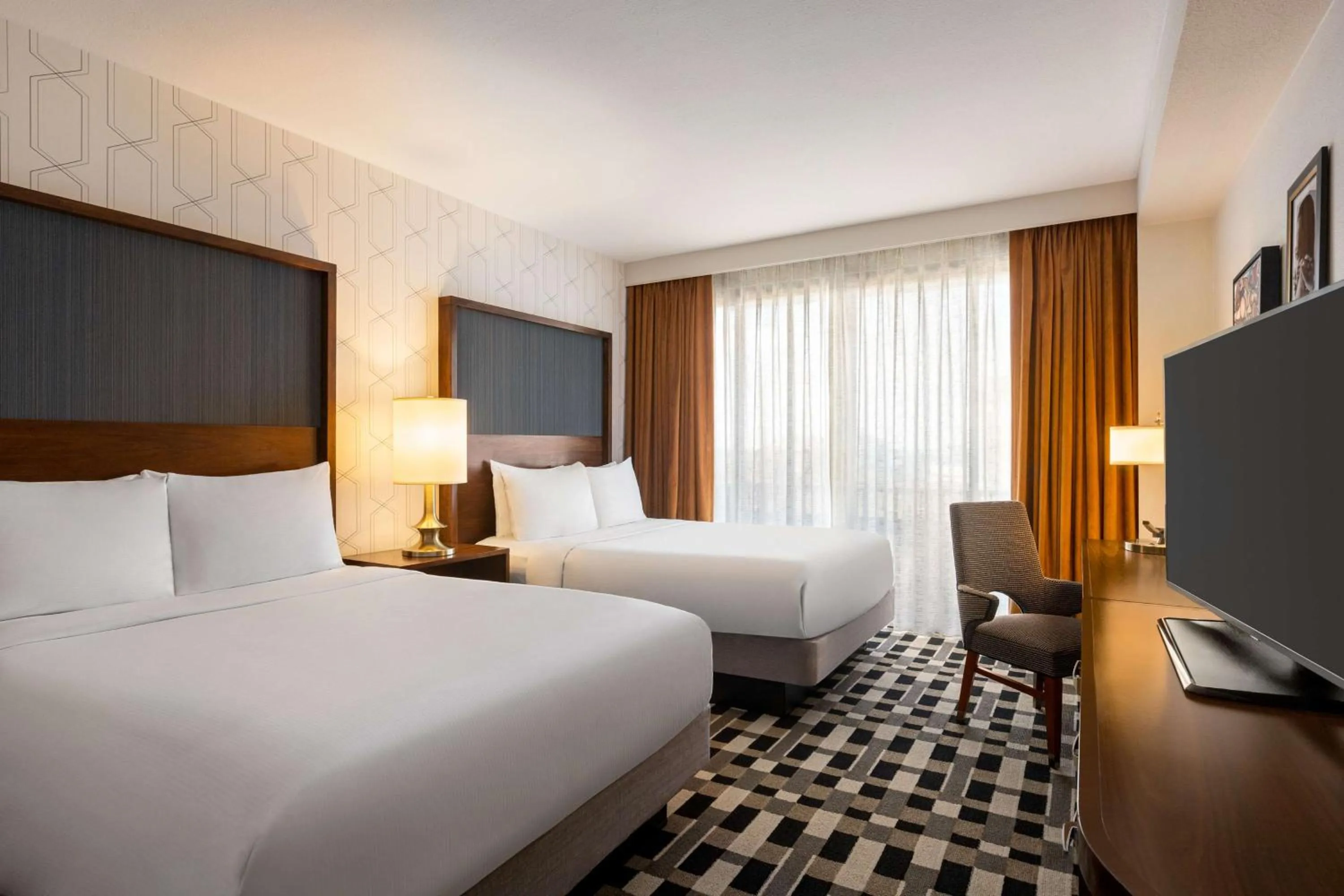 Bed in The American Hotel Atlanta Downtown-a Doubletree by Hilton