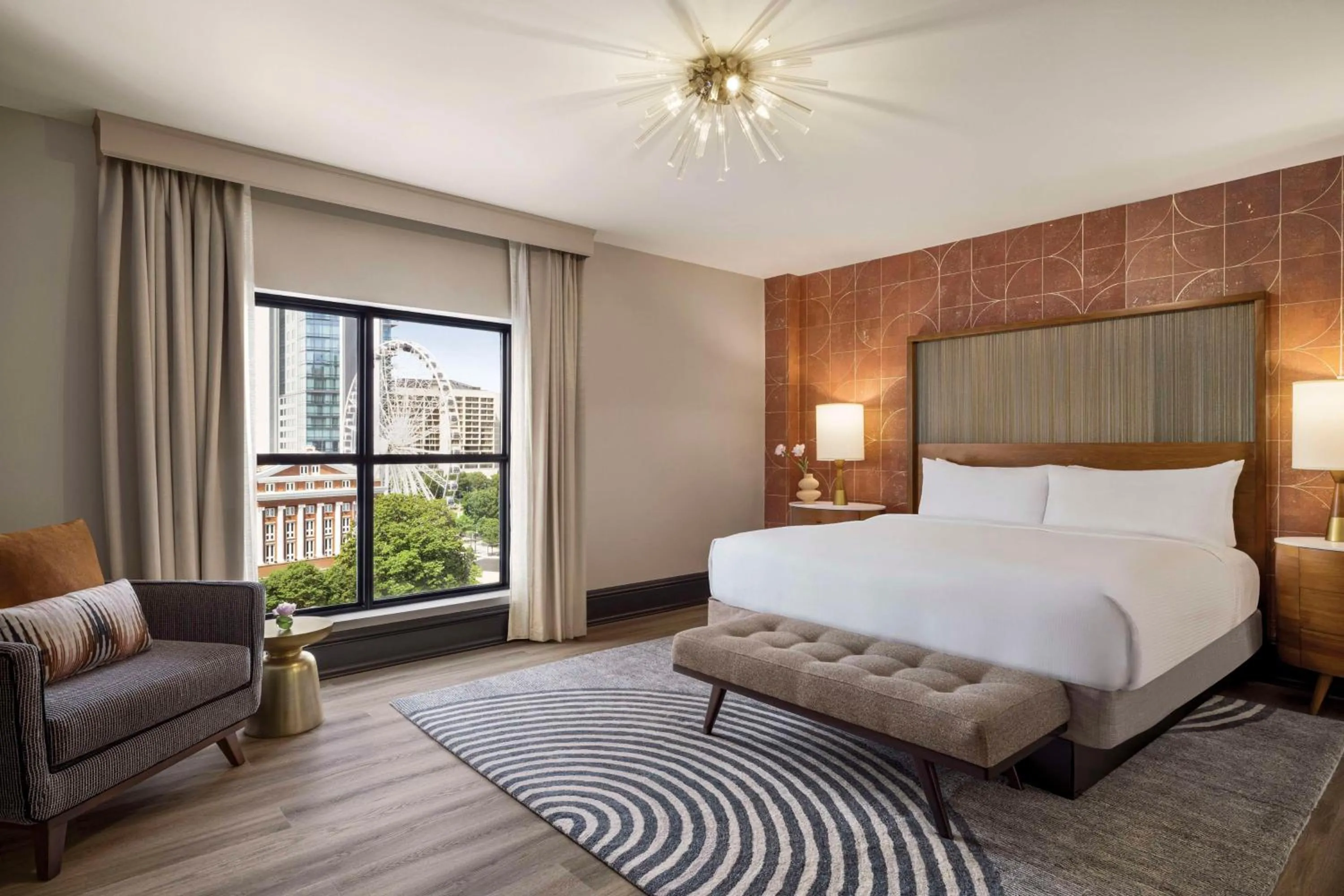 Bed in The American Hotel Atlanta Downtown-a Doubletree by Hilton